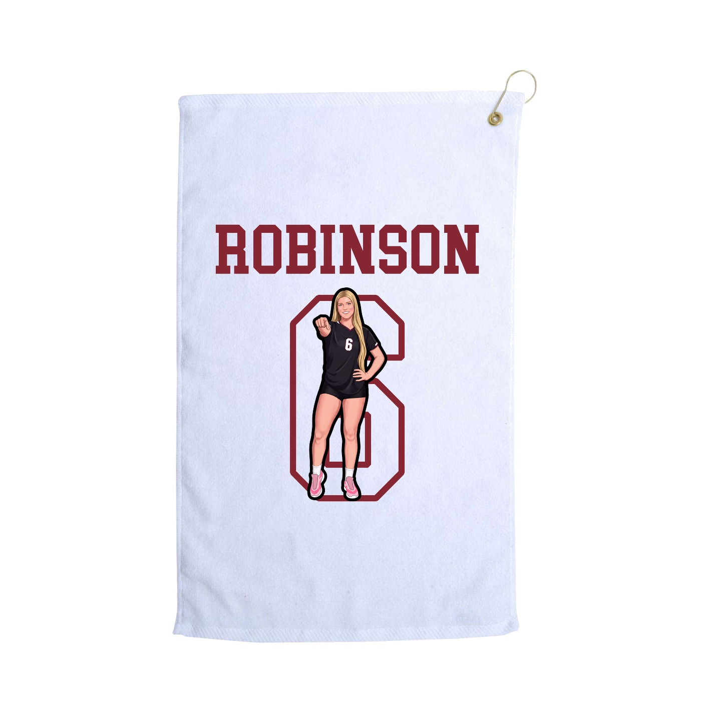 Golf Towel — Shirsey in White