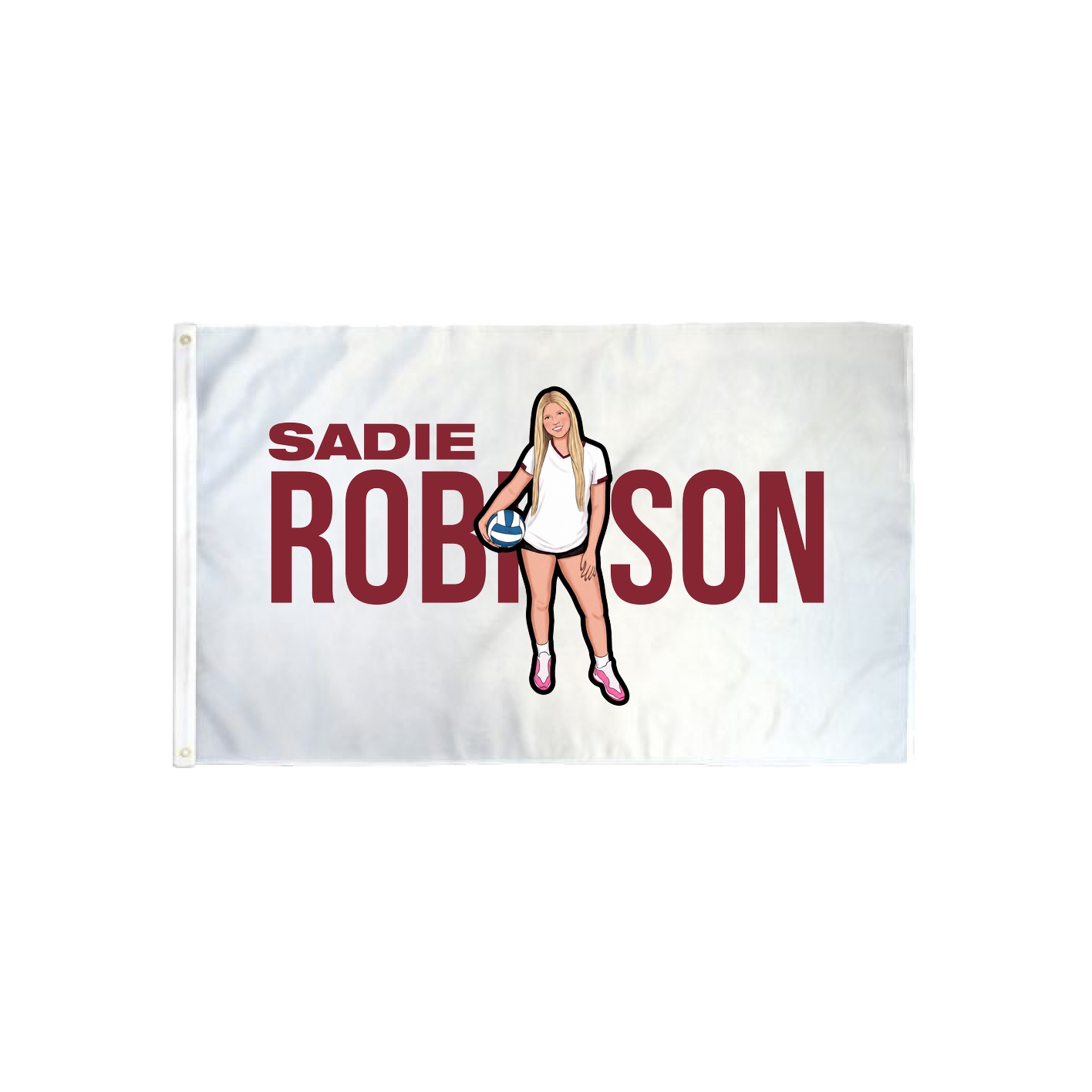 3x5 Flag — Player Name in Classic