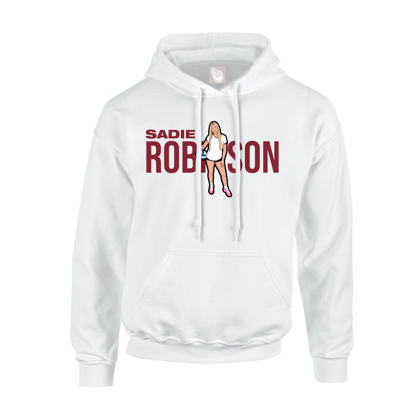 Hoodie — Player Name in White