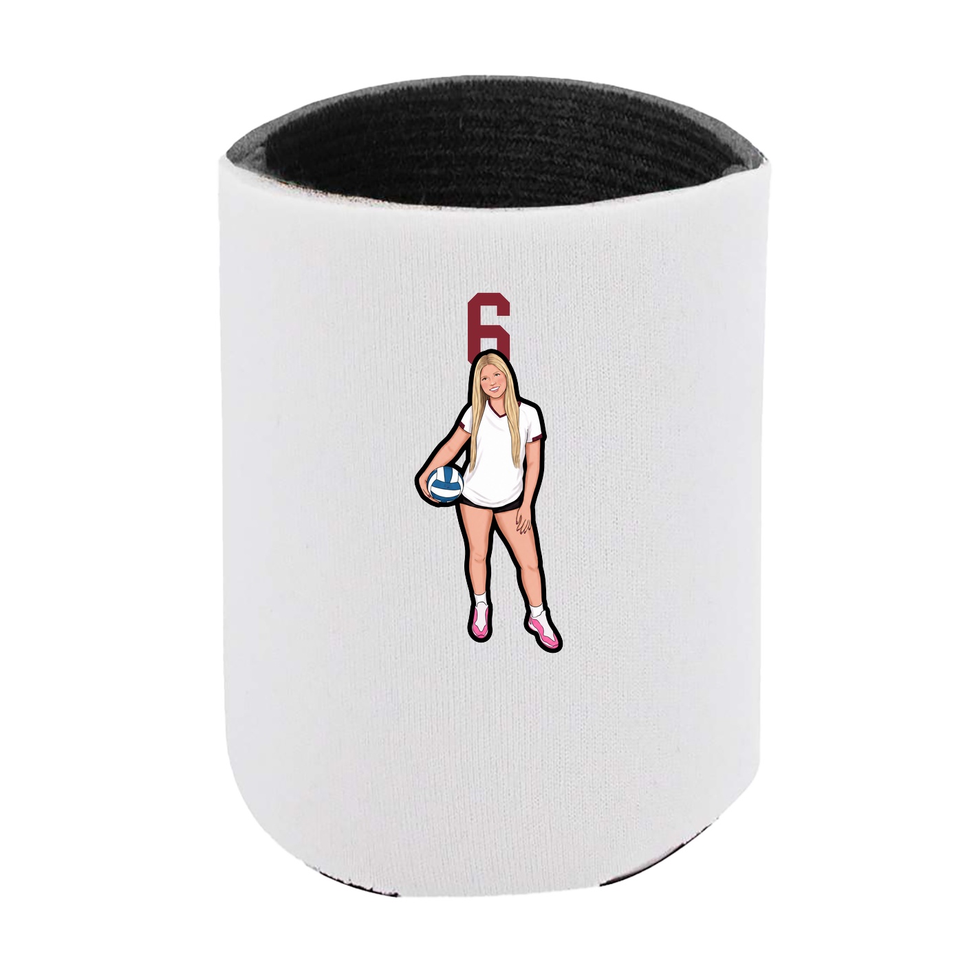 Can Holder — Number Top in White