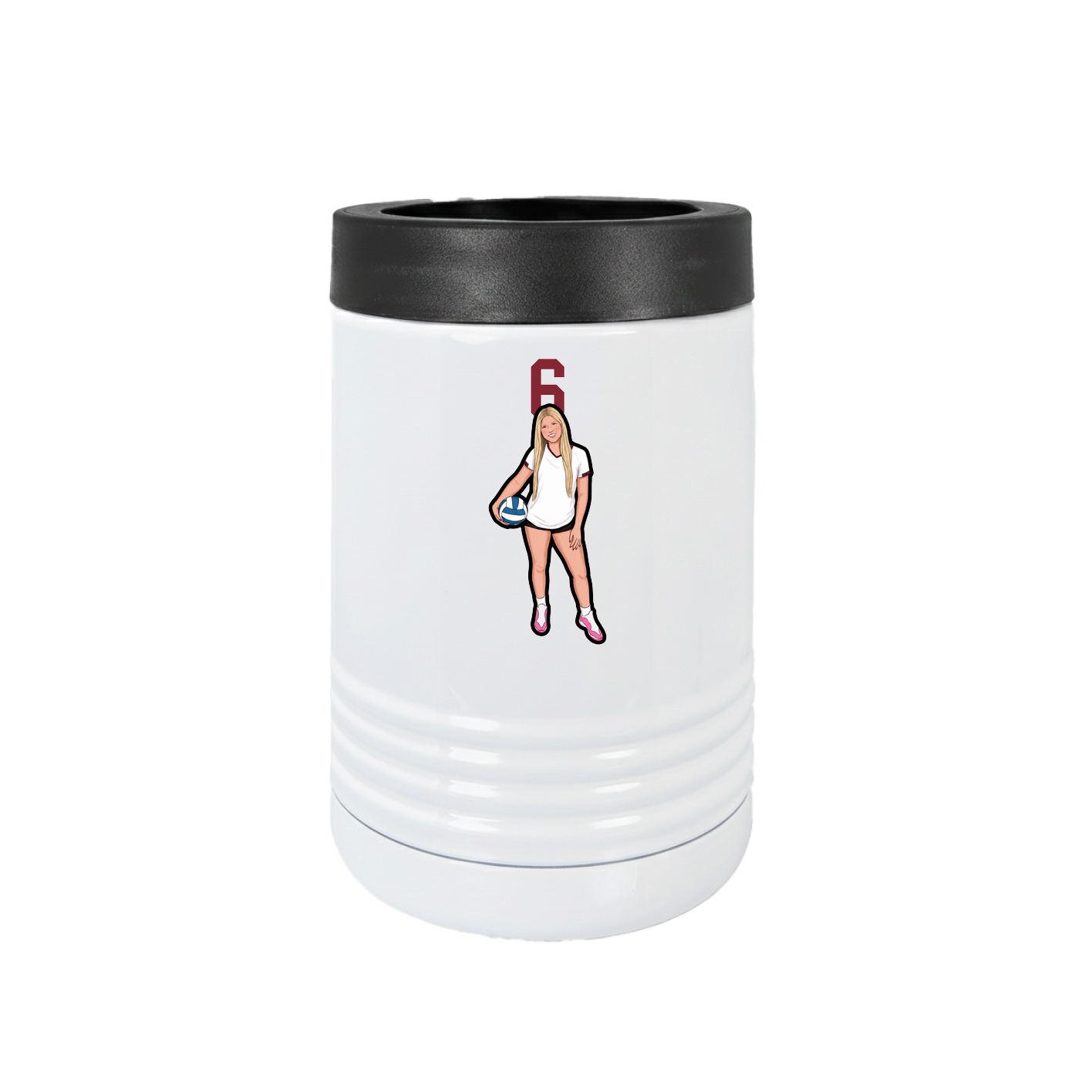 Beverage Holder — Number Top in White