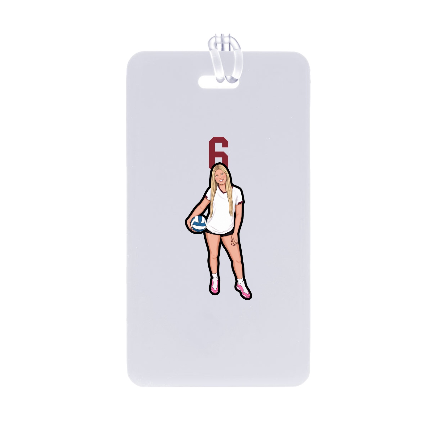 Bag Tag — Number Top in Classic