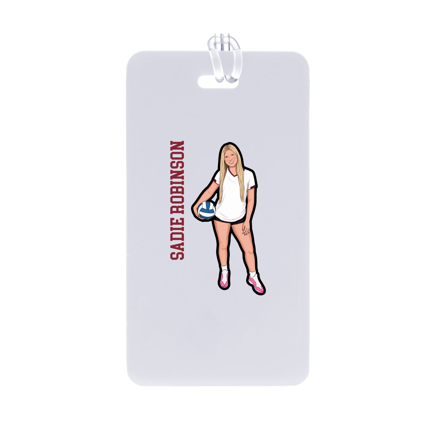 Bag Tag — Name Vertical in Classic