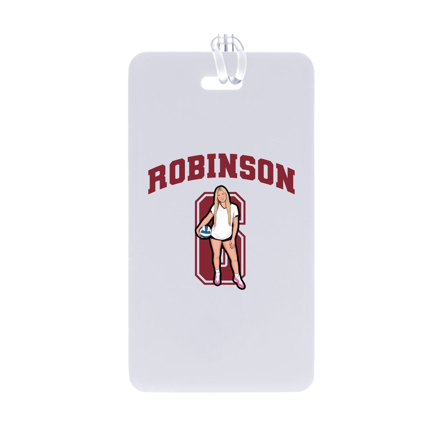 Bag Tag — Number in Classic