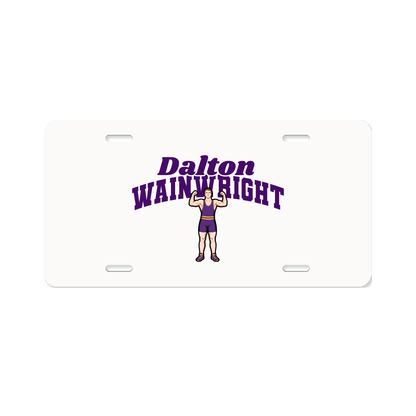 License Plate — Signature Arch in Classic