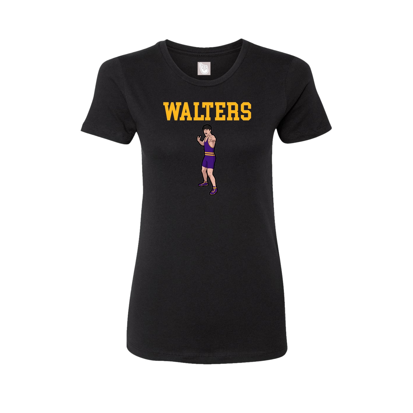 Fitted Women's Tee — Shirsey in Black