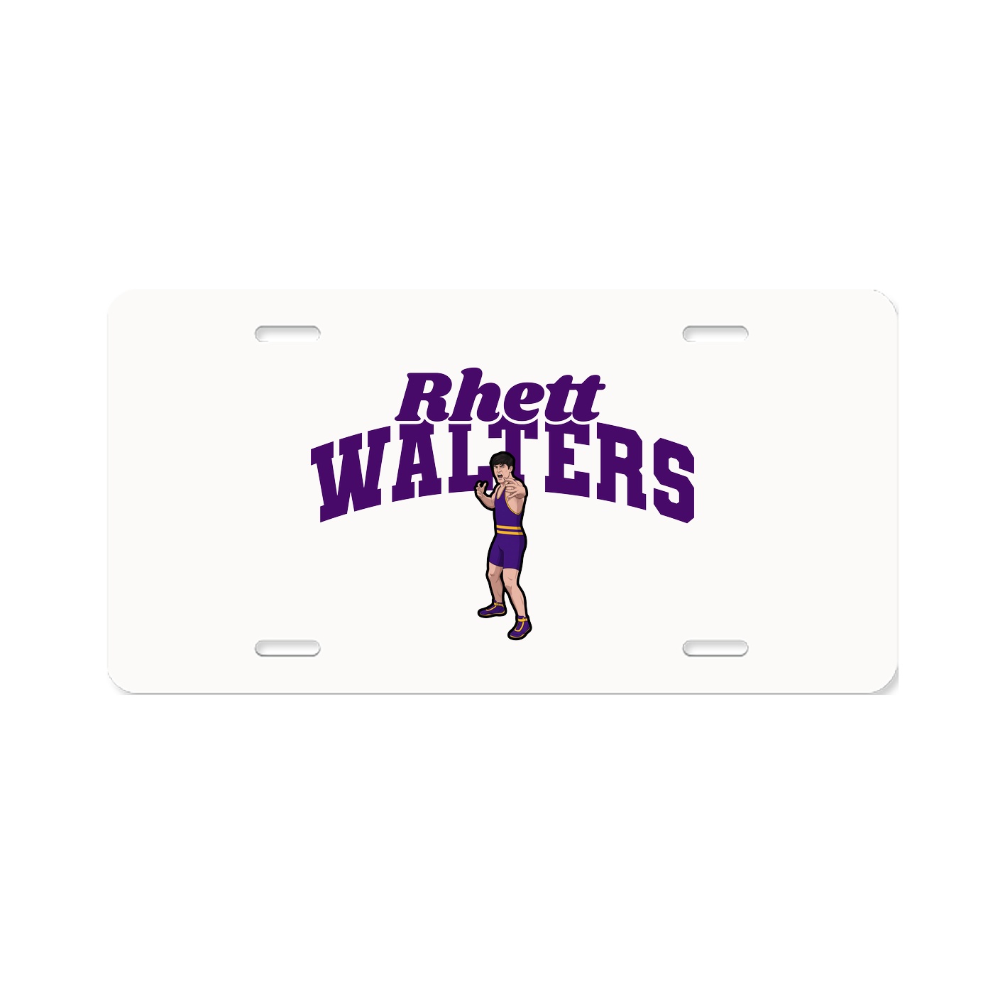 License Plate — Signature Arch in Classic