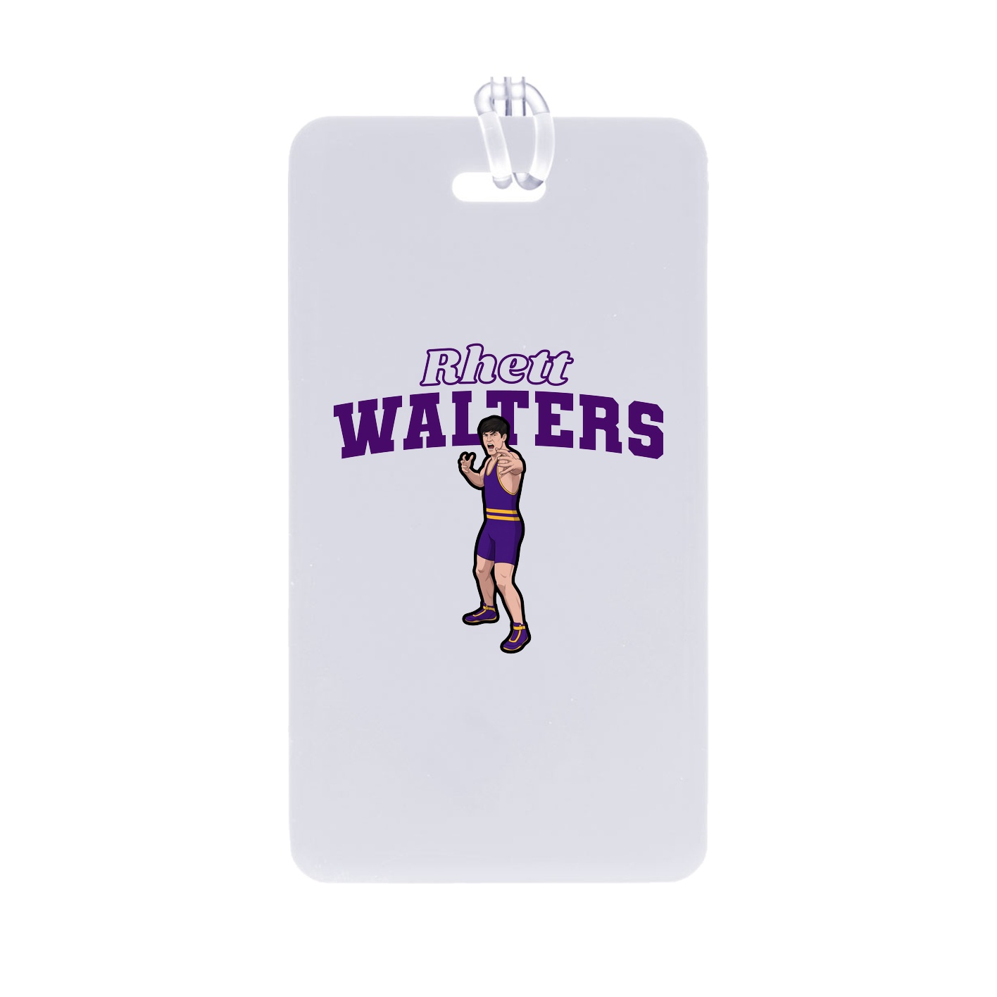 Bag Tag — Name Arch in Classic