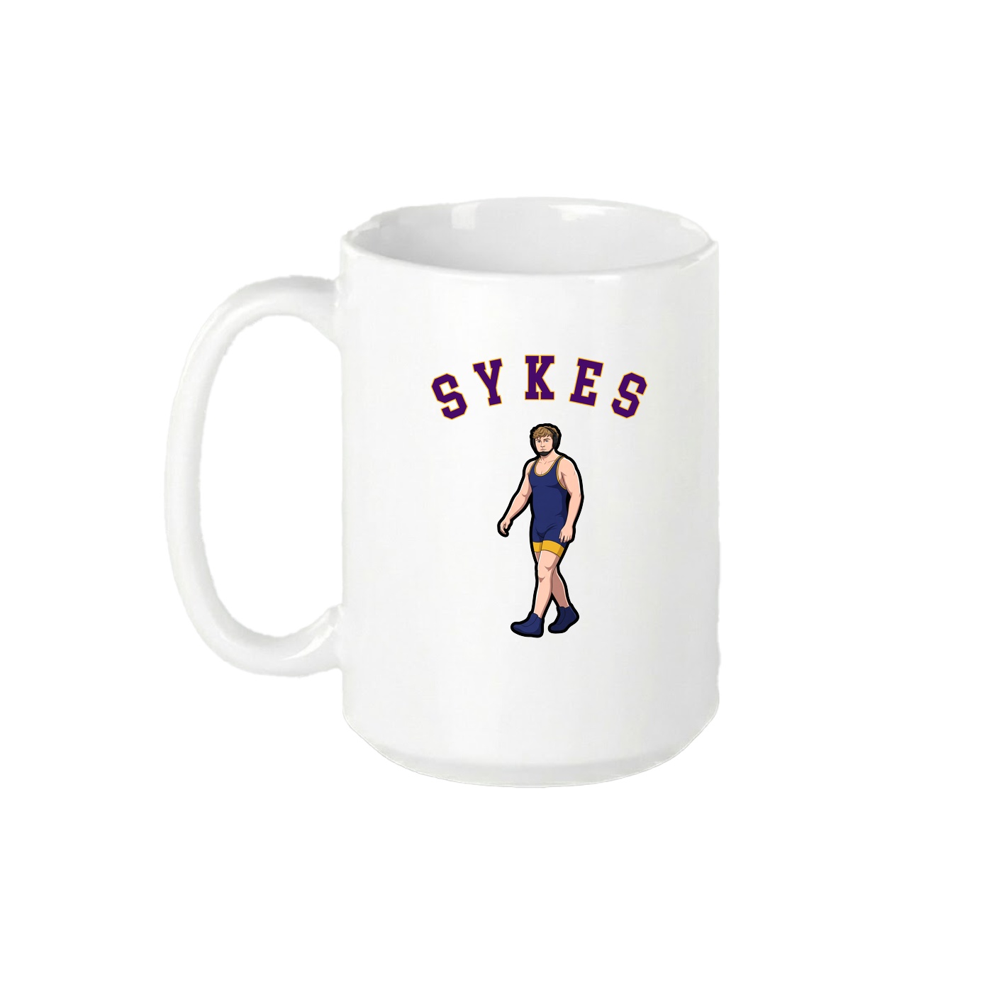 15oz Coffee Mug — Shirsey Arch in White
