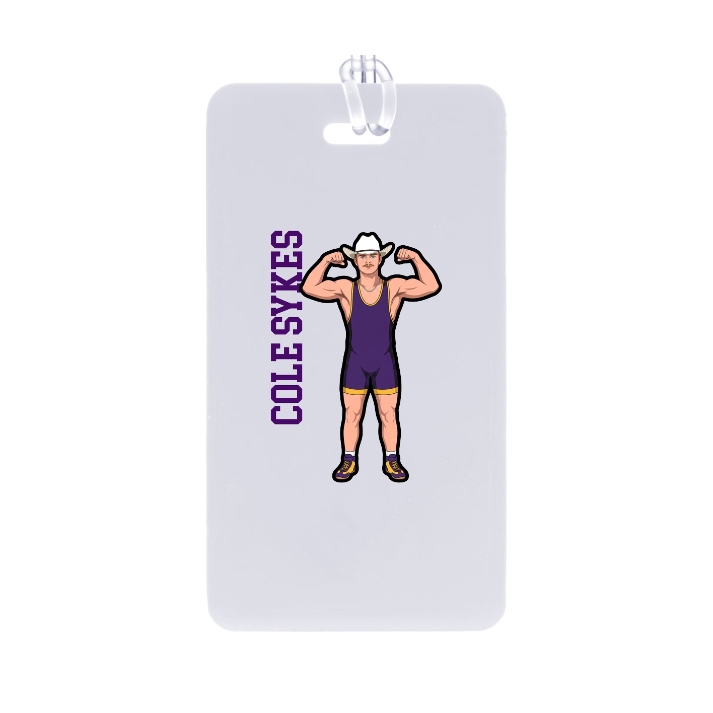 Bag Tag — Name Vertical in Classic