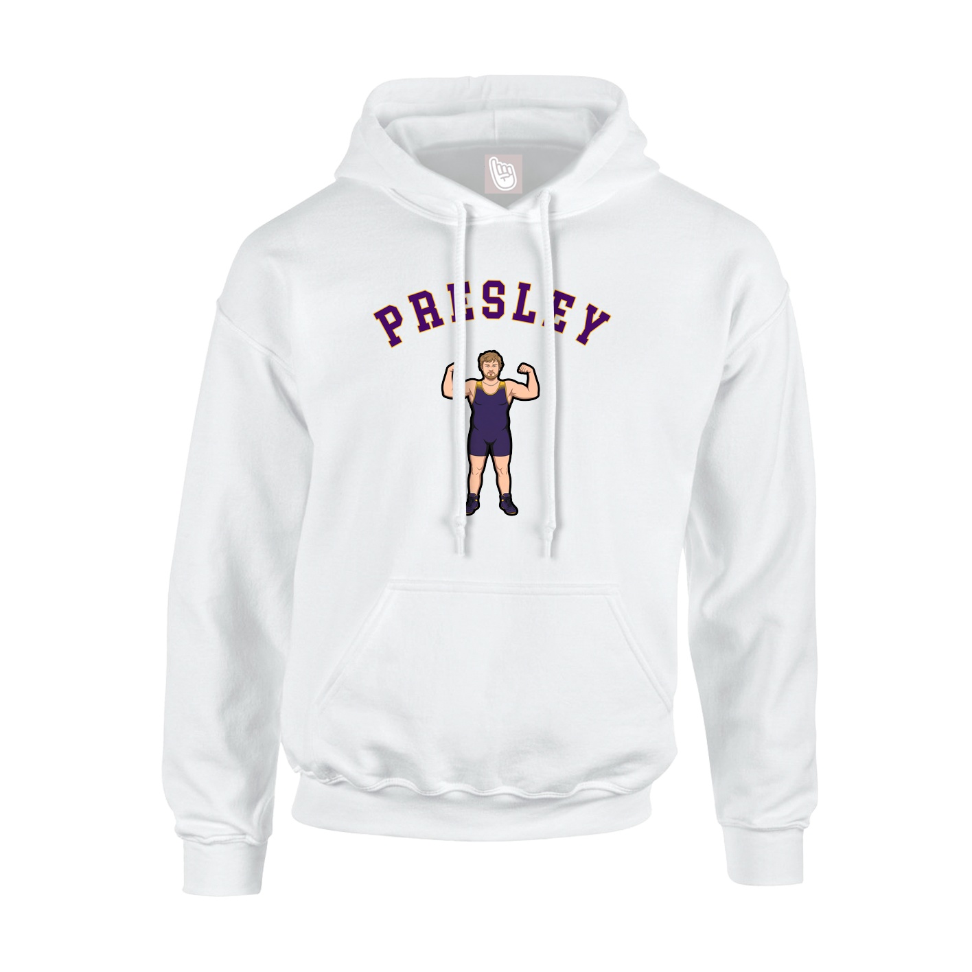 Hoodie — Shirsey Arch in White