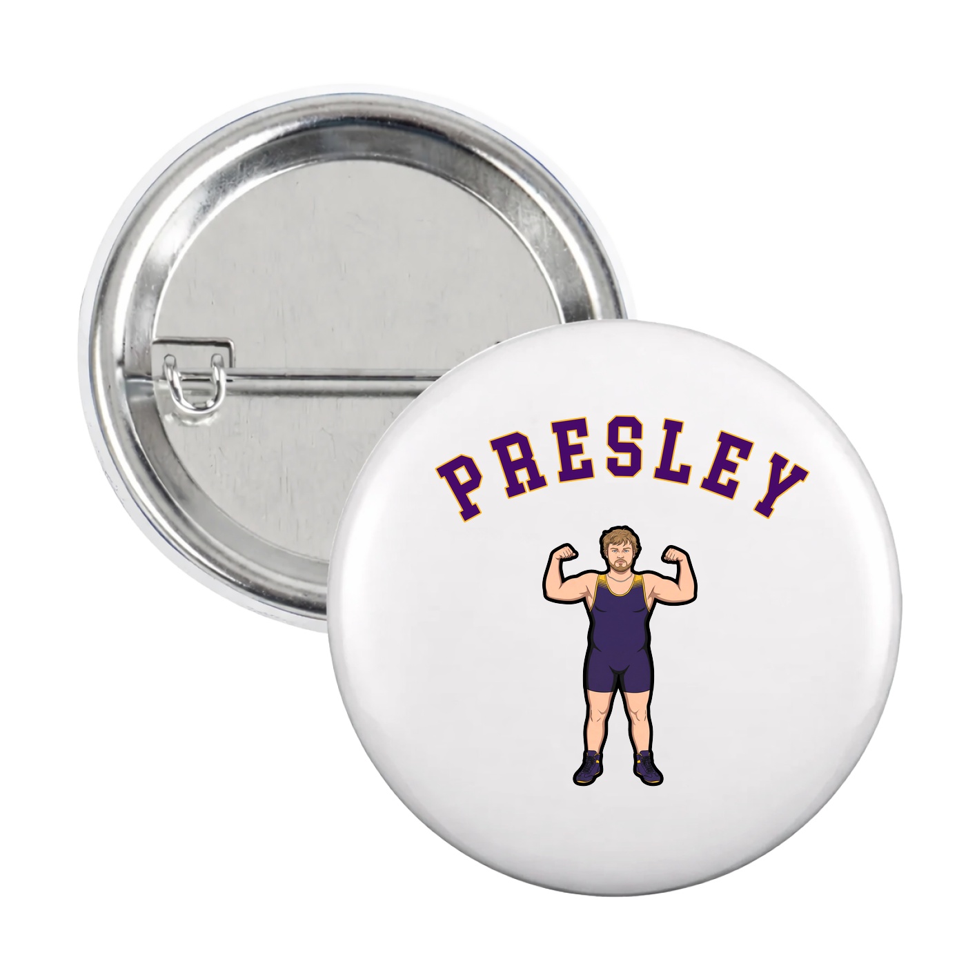 Game Day Button — Shirsey Arch in White