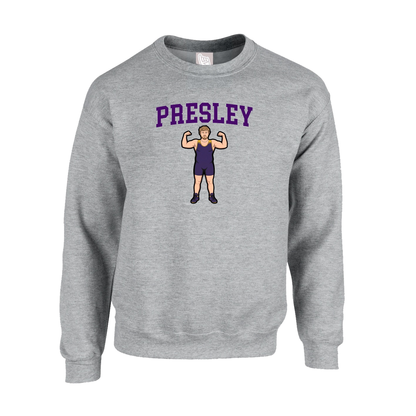 Fleece Crew — Shirsey in Grey