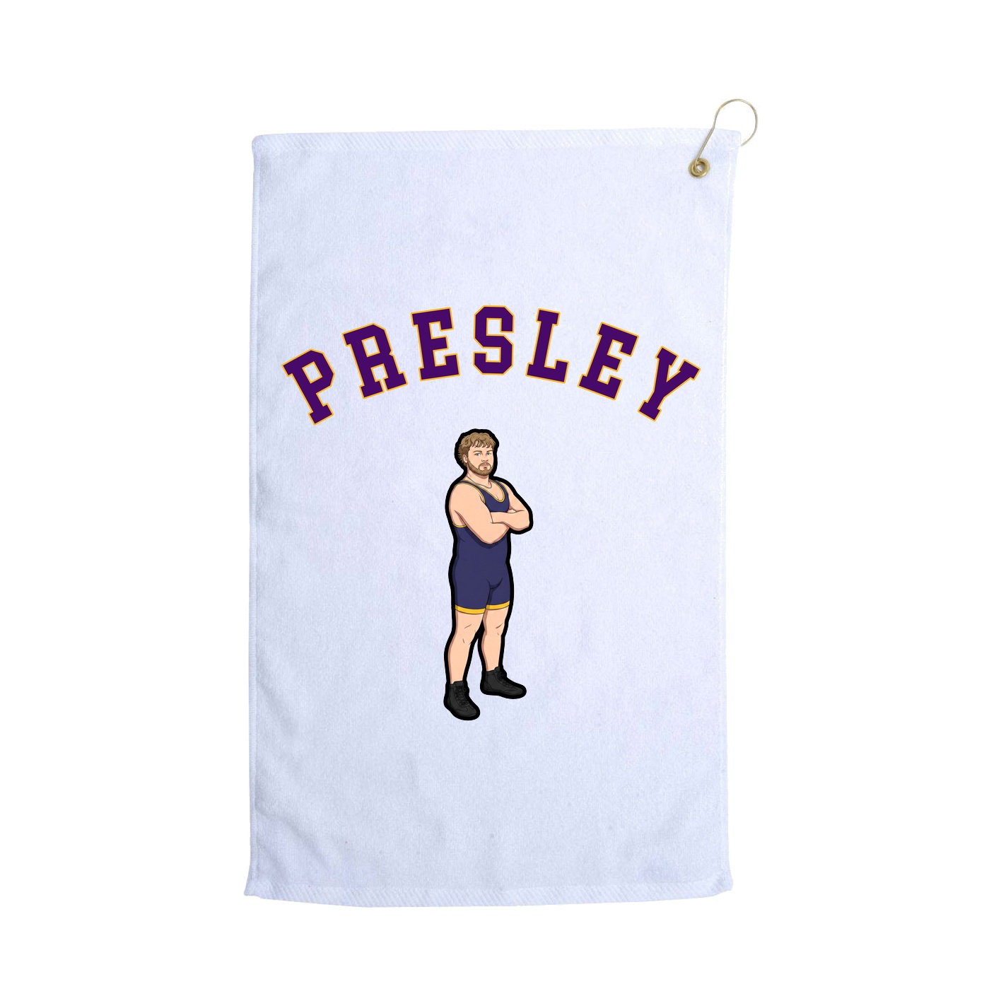 Golf Towel — Shirsey Arch in White