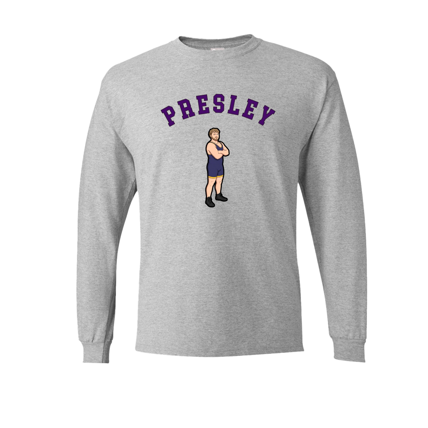 Long Sleeve Tee — Shirsey Arch in Grey