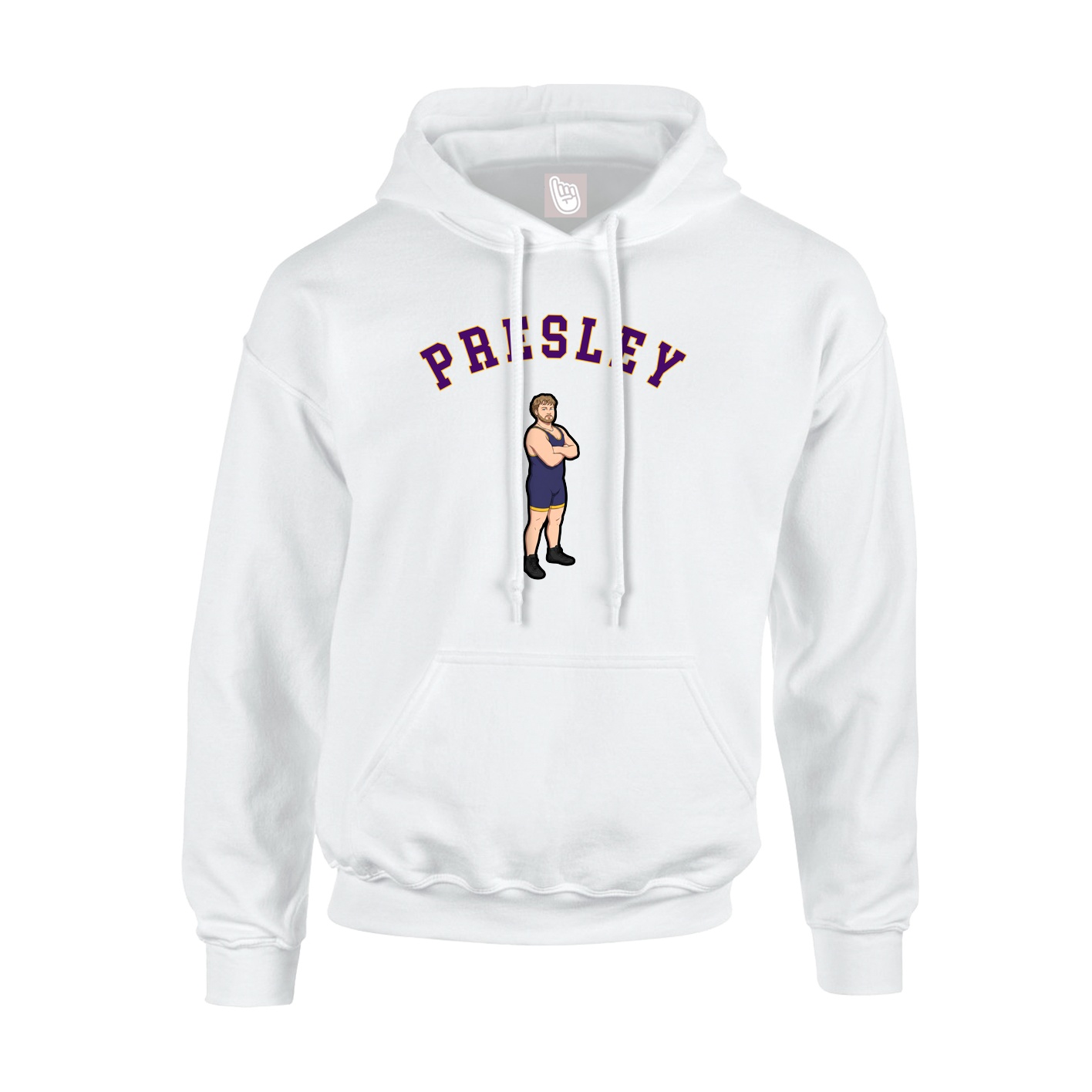 Youth Hoodie — Shirsey Arch in White