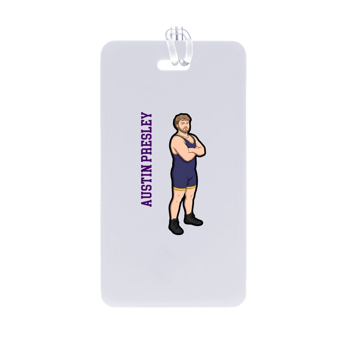 Bag Tag — Name Vertical in Classic