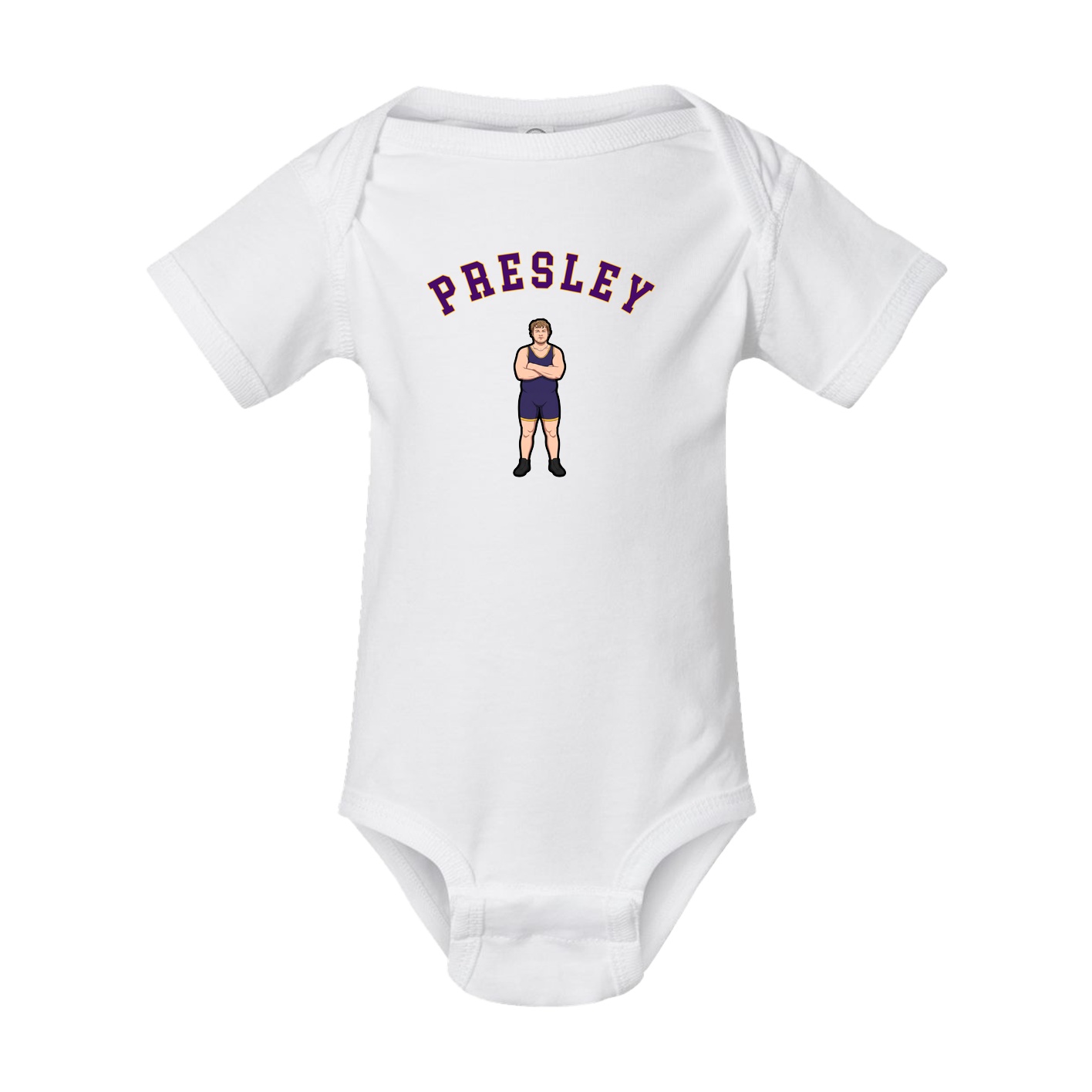 Baby Onesie — Shirsey Arch in White
