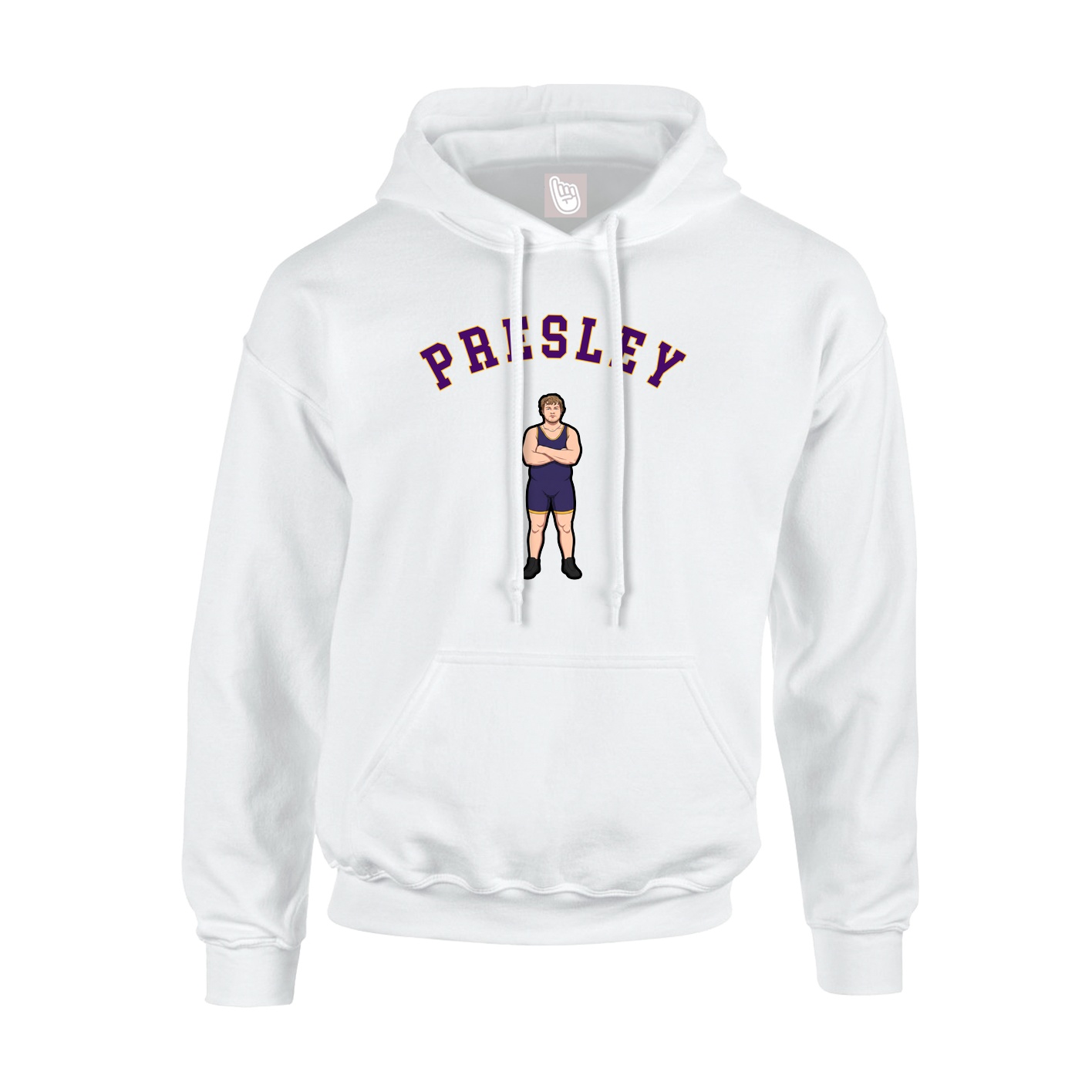 Youth Hoodie — Shirsey Arch in White