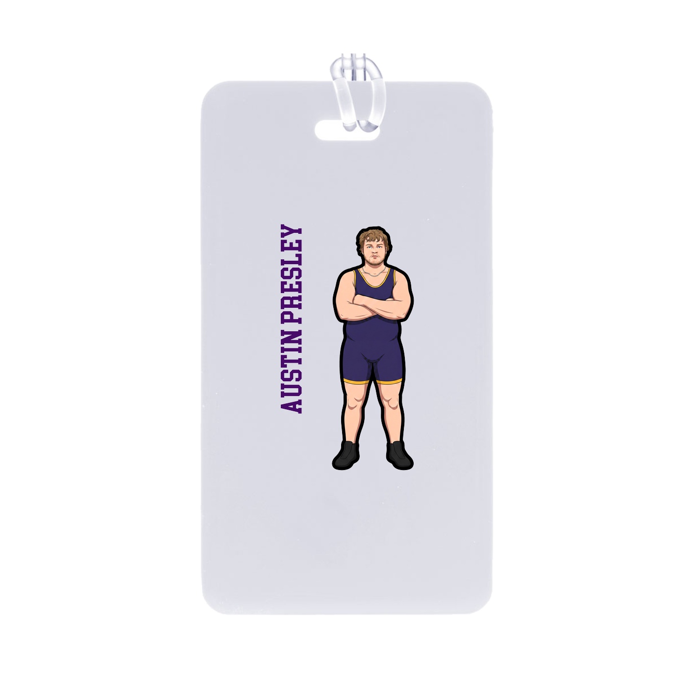 Bag Tag — Name Vertical in Classic