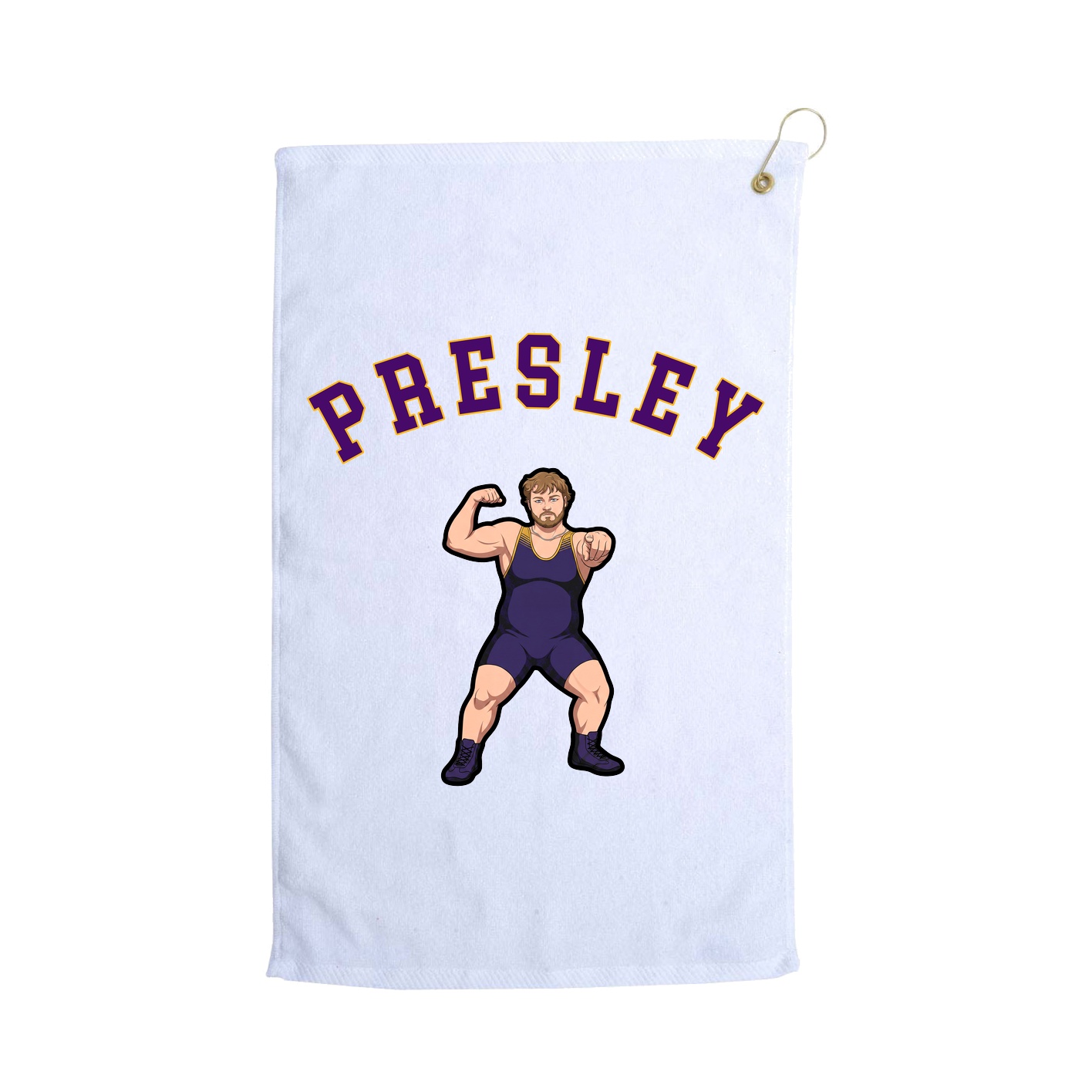 Golf Towel — Shirsey Arch in White