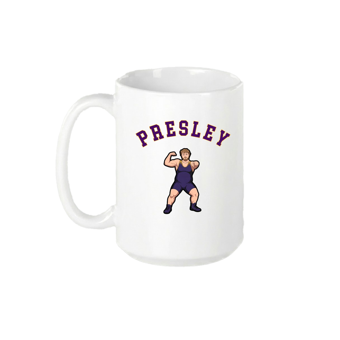 15oz Coffee Mug — Shirsey Arch in White