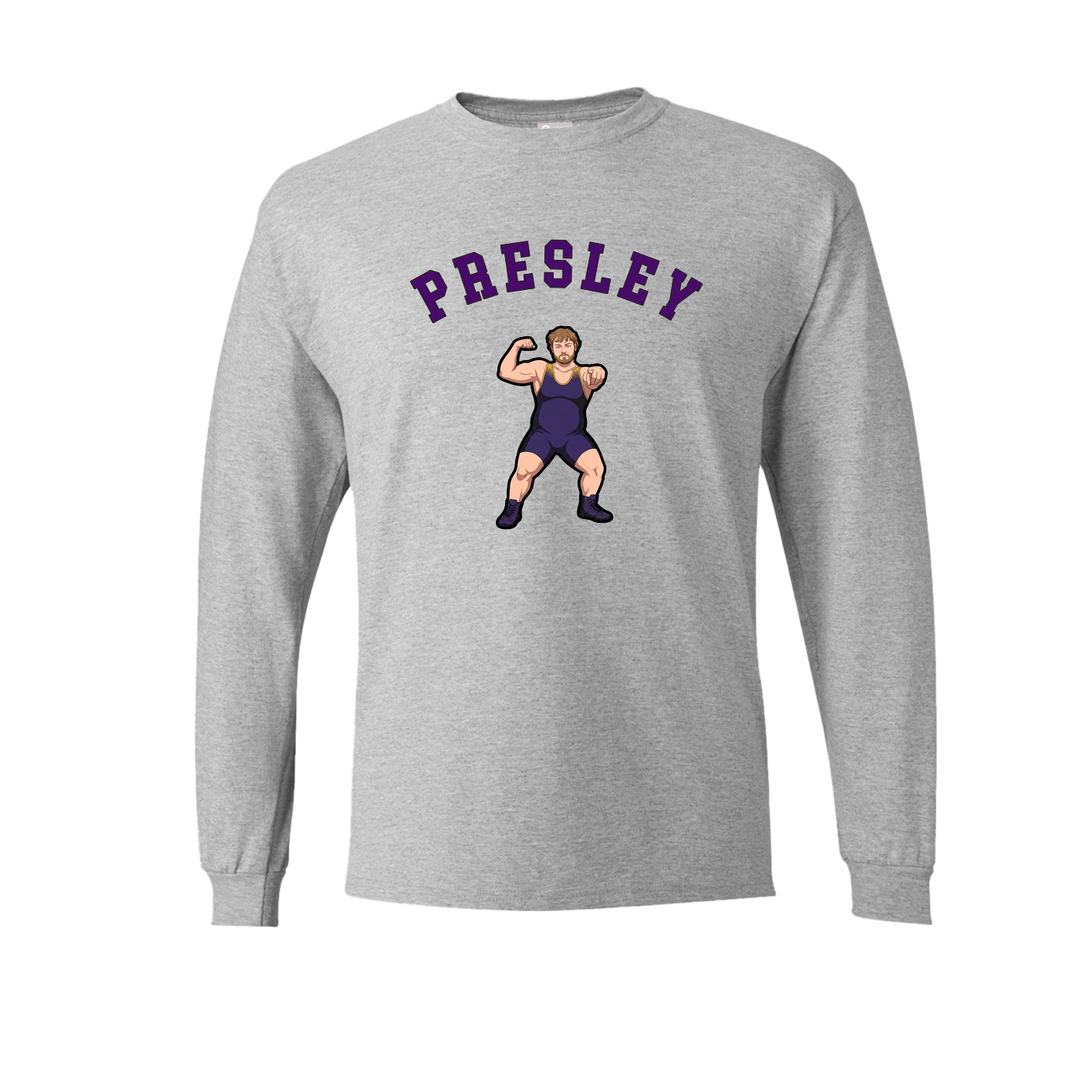 Long Sleeve Tee — Shirsey Arch in Grey