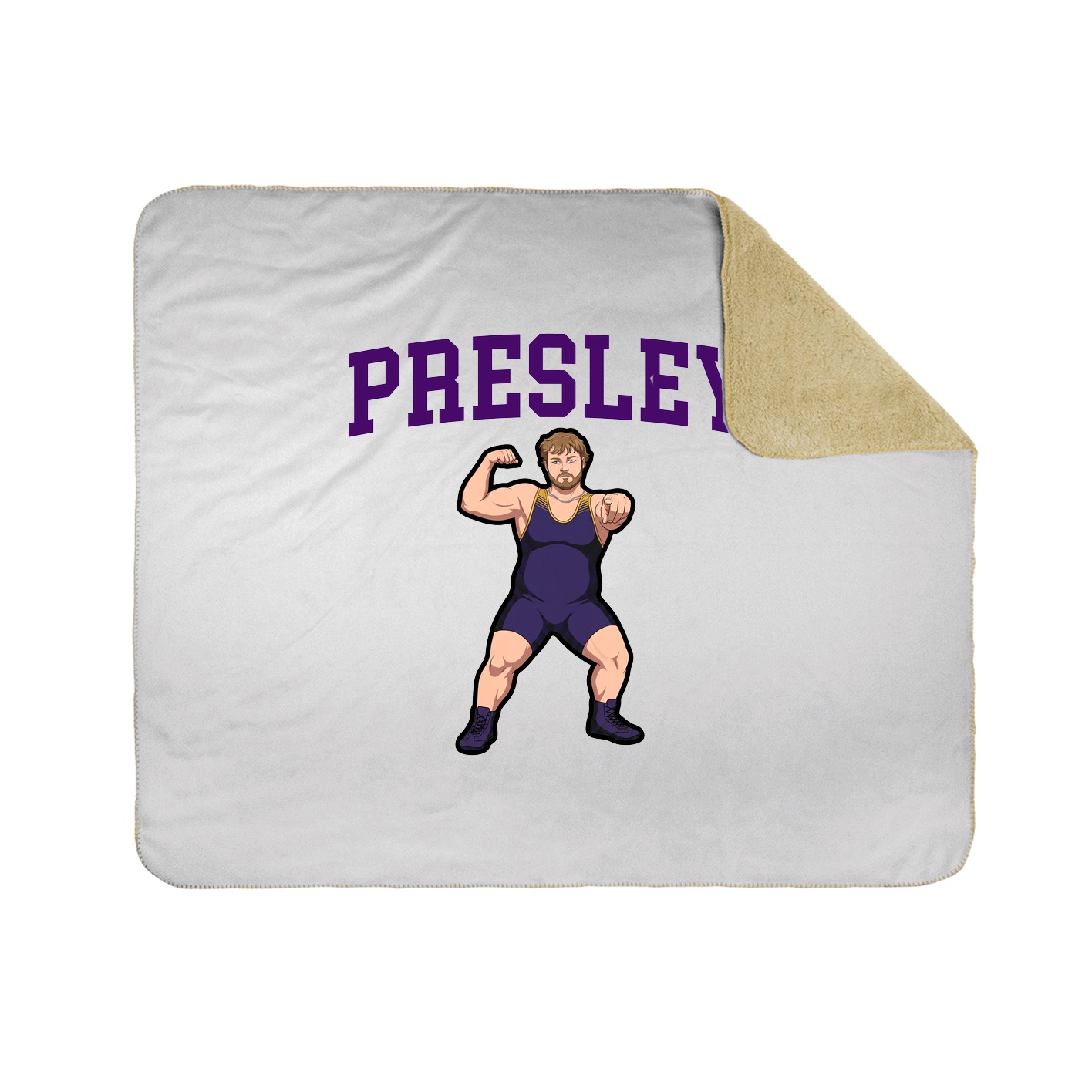 Throw Blanket — Shirsey in White