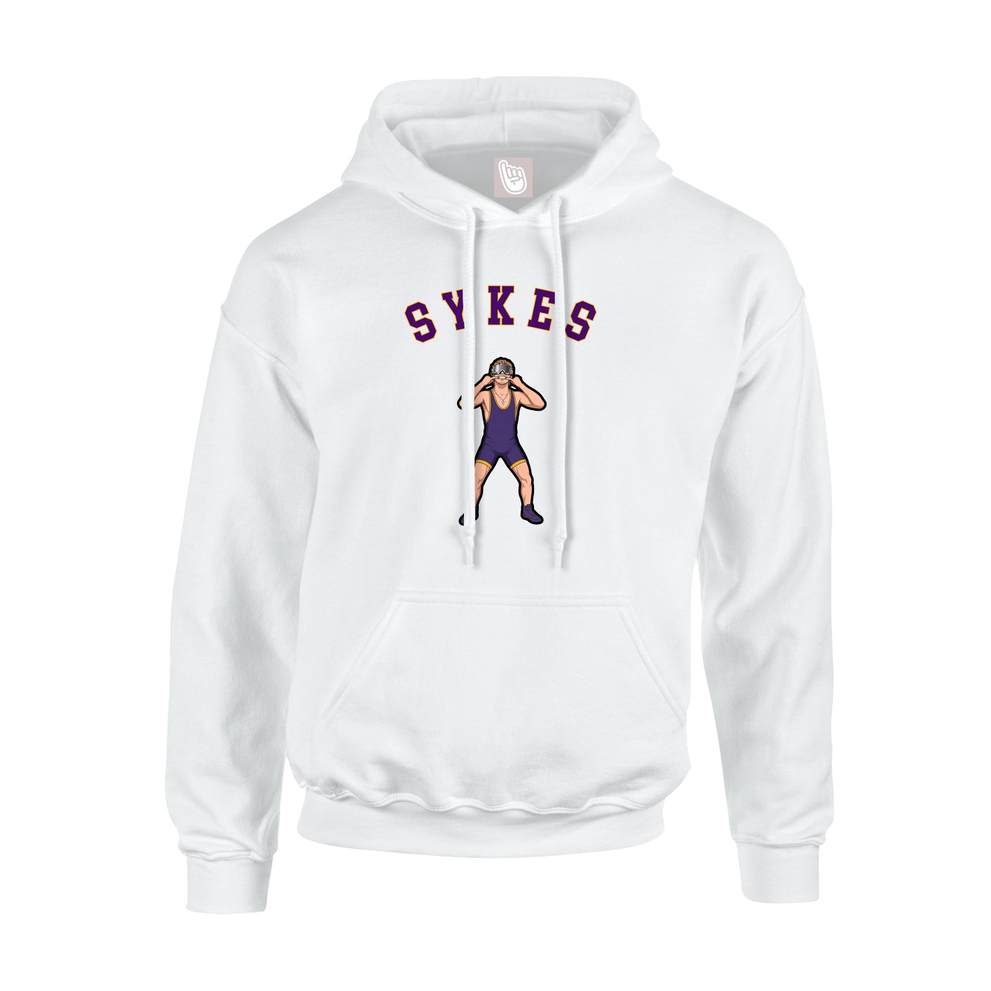 Hoodie — Shirsey Arch in White