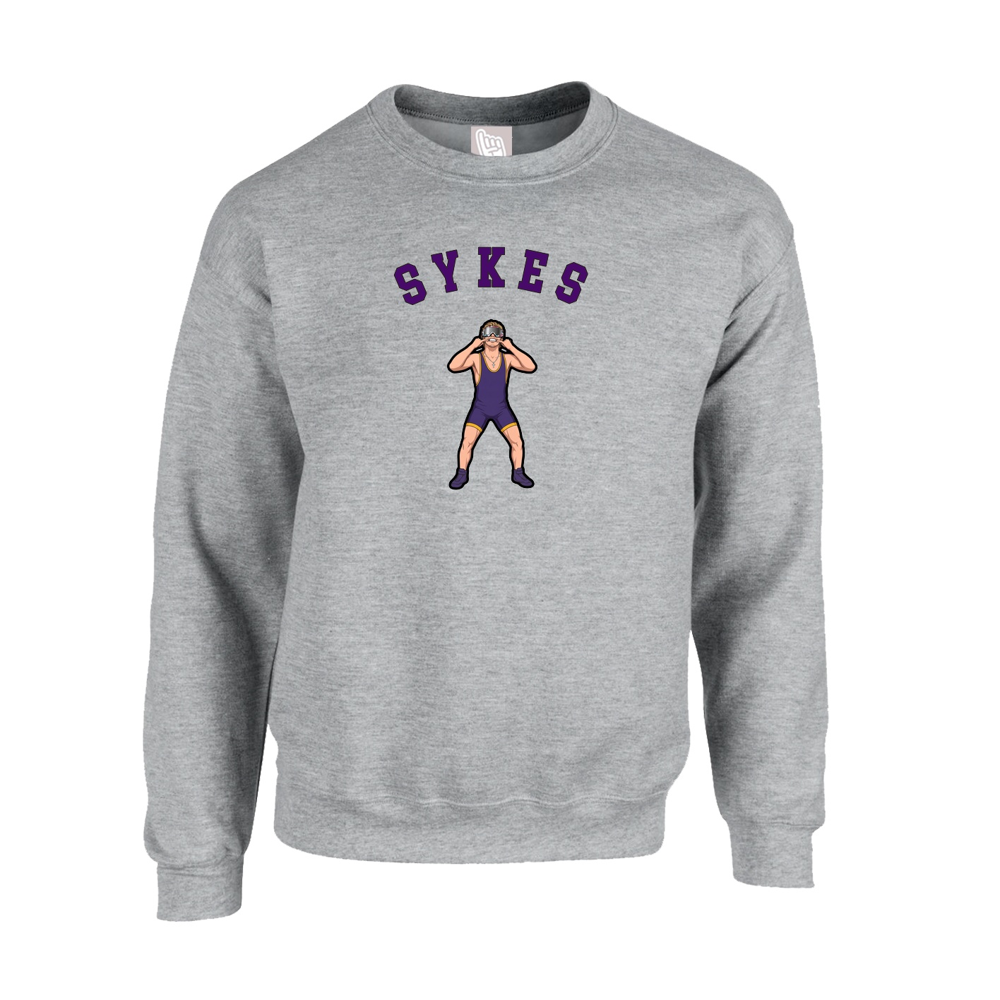 Fleece Crew — Shirsey Arch in Grey