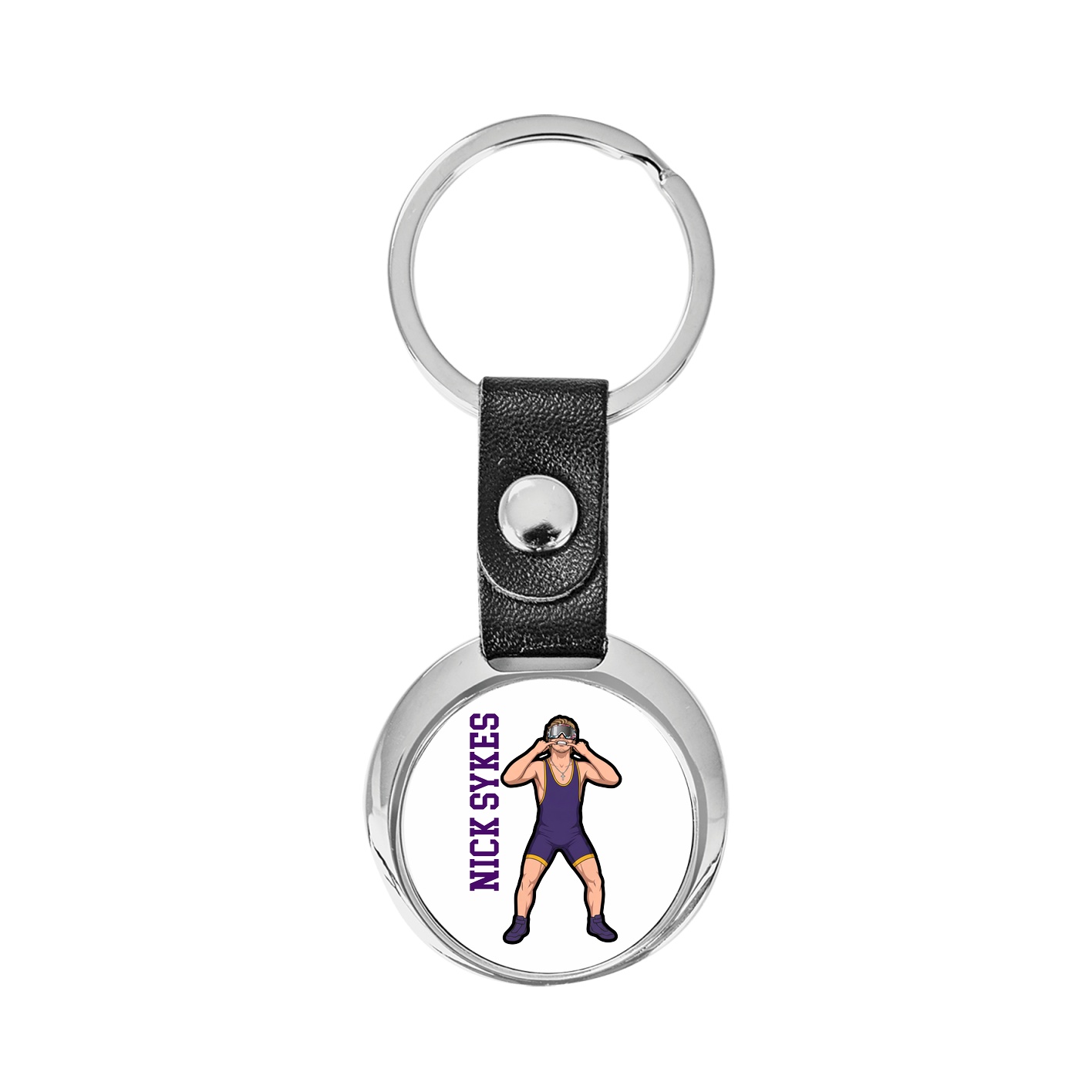 Key Chain — Name Vertical in Classic