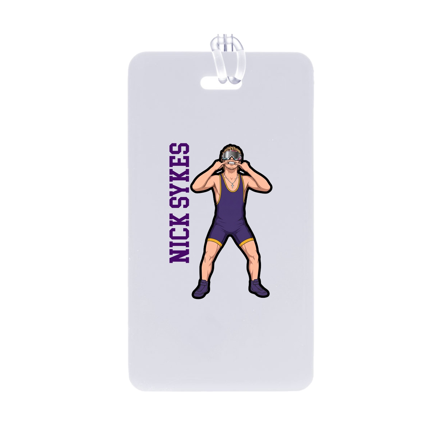Bag Tag — Name Vertical in Classic
