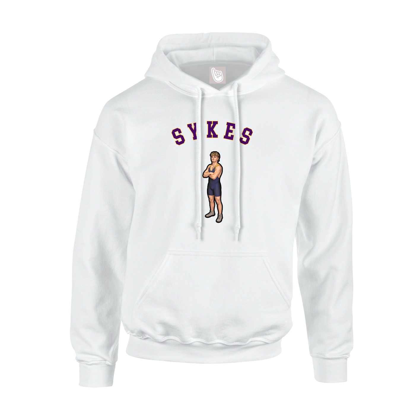 Youth Hoodie — Shirsey Arch in White