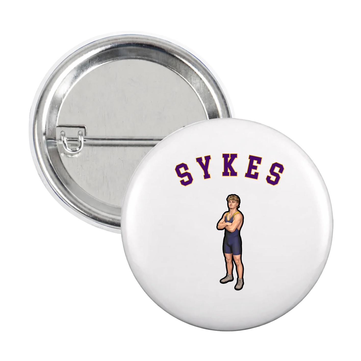 Game Day Button — Shirsey Arch in White