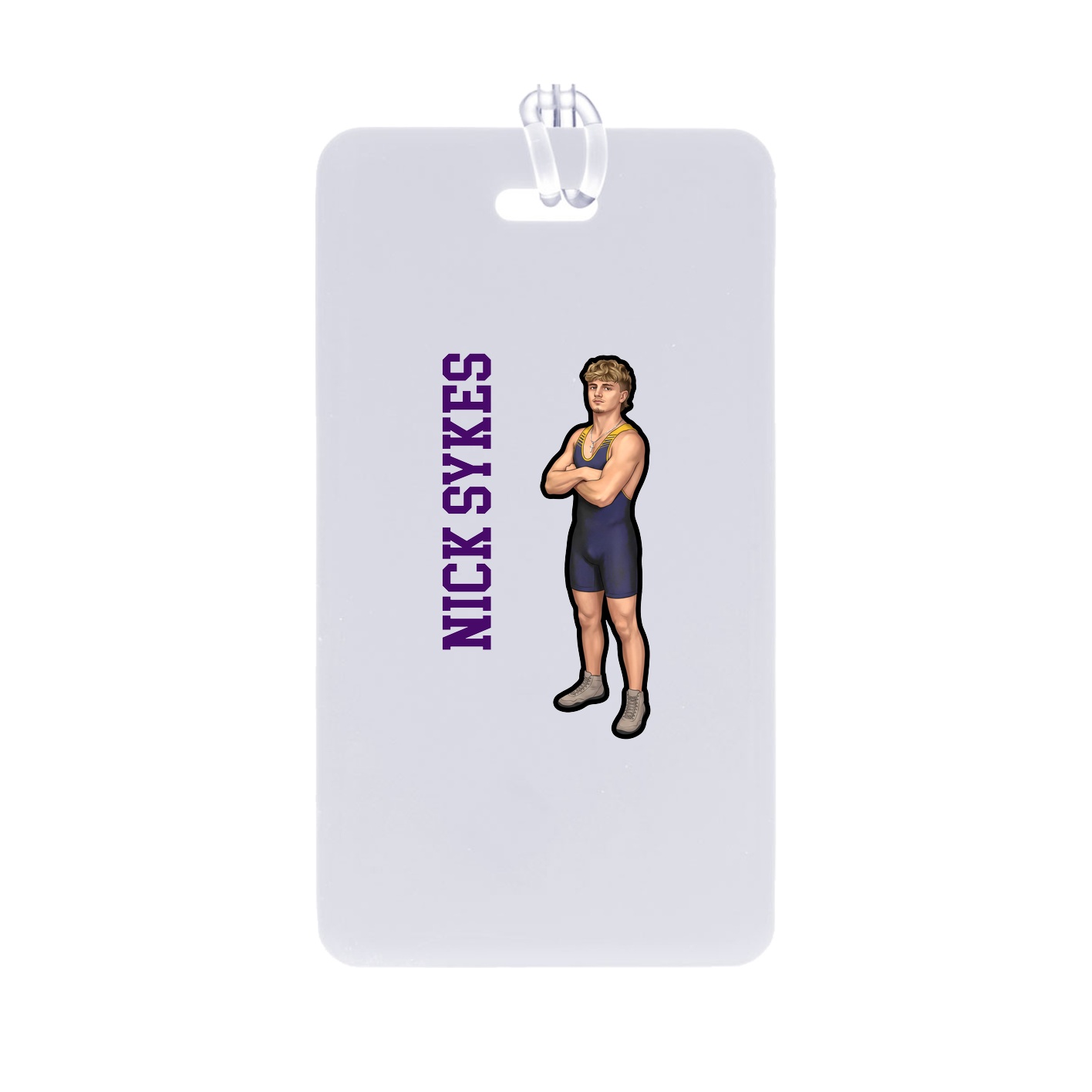 Bag Tag — Name Vertical in Classic