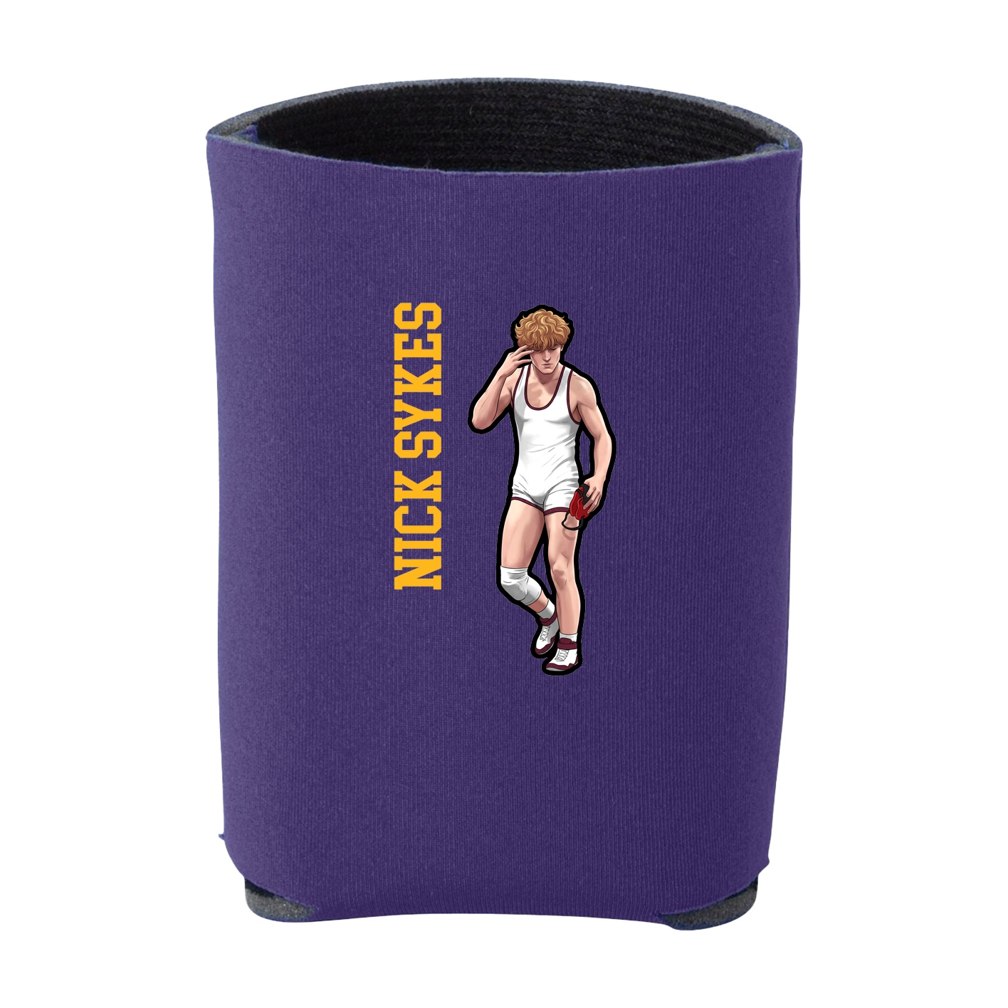 Can Holder — Name Vertical in Purple