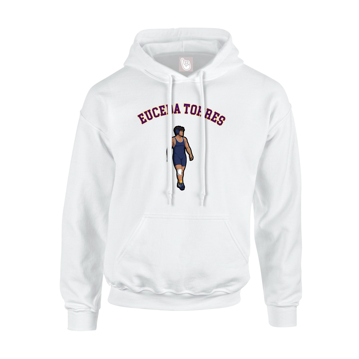 Youth Hoodie — Shirsey Arch in White