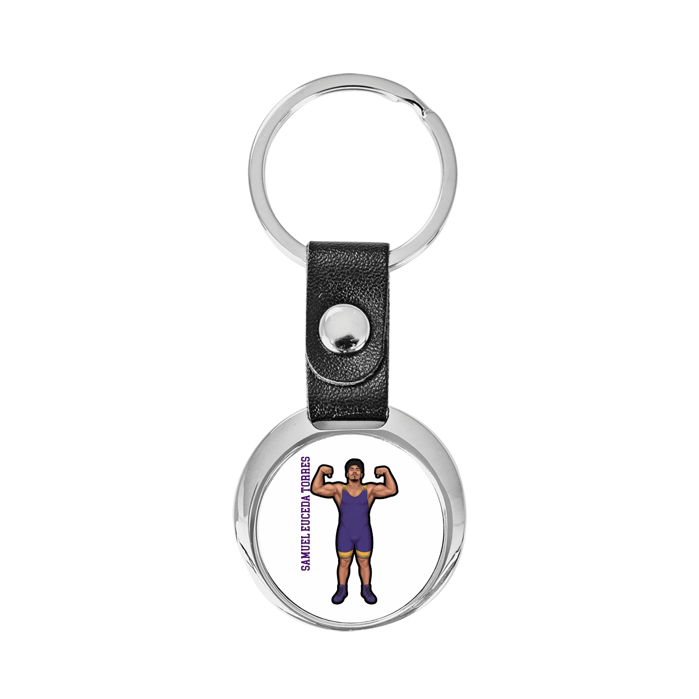 Key Chain — Name Vertical in Classic