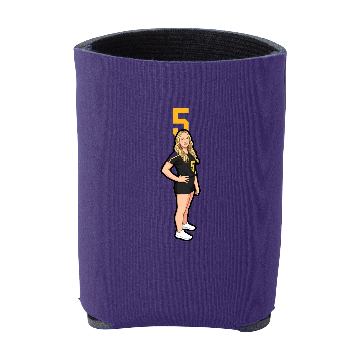 Can Holder — Number Top in Purple