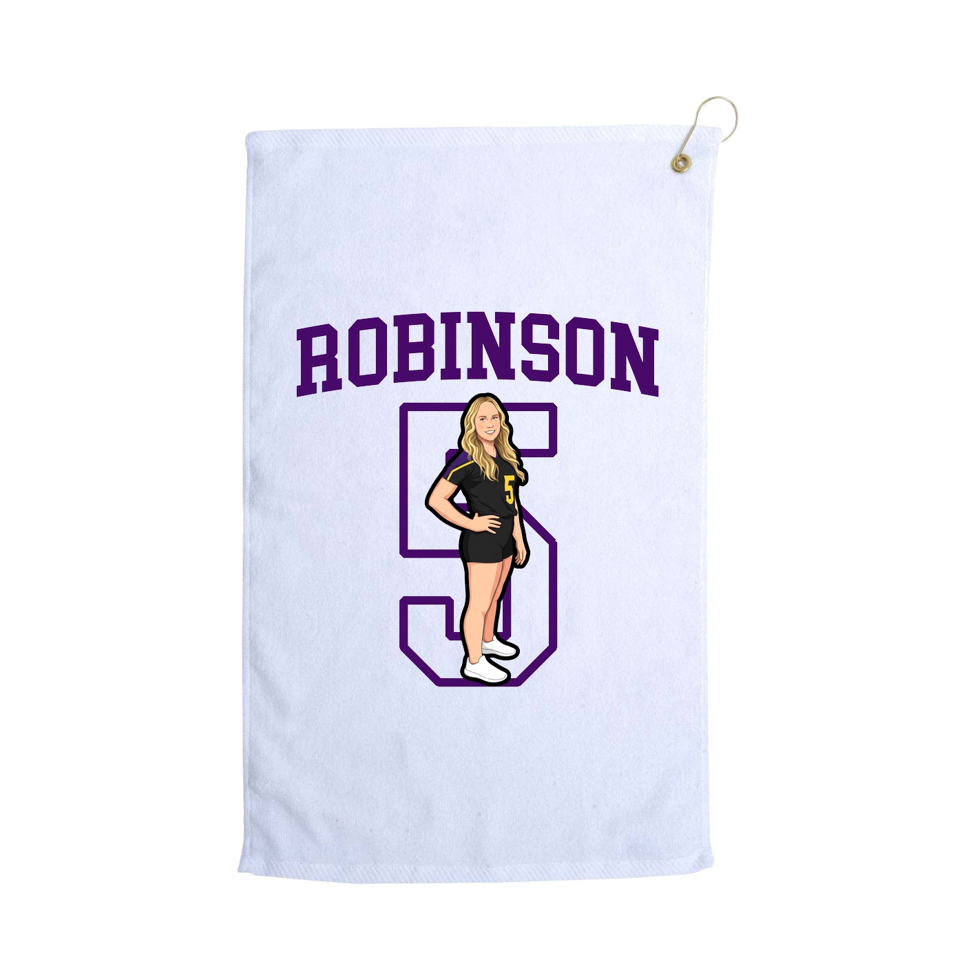 Golf Towel — Shirsey in White