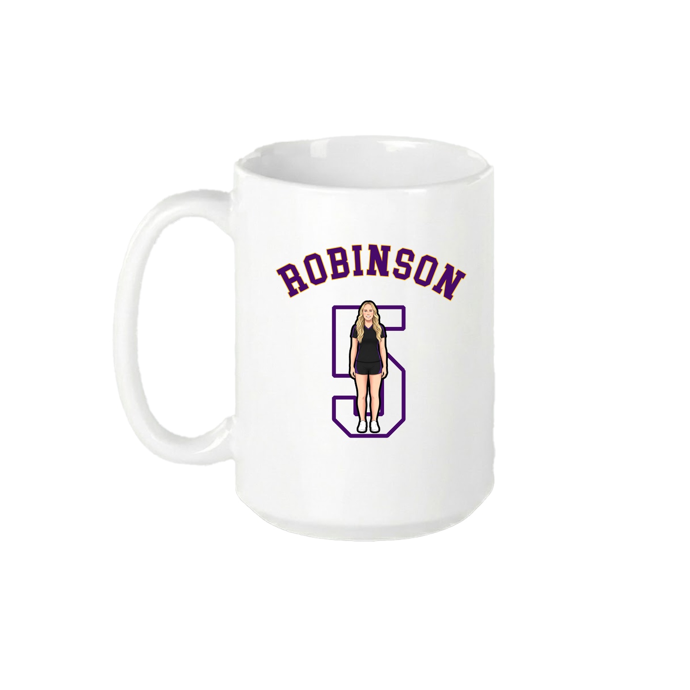 15oz Coffee Mug — Shirsey Arch in White