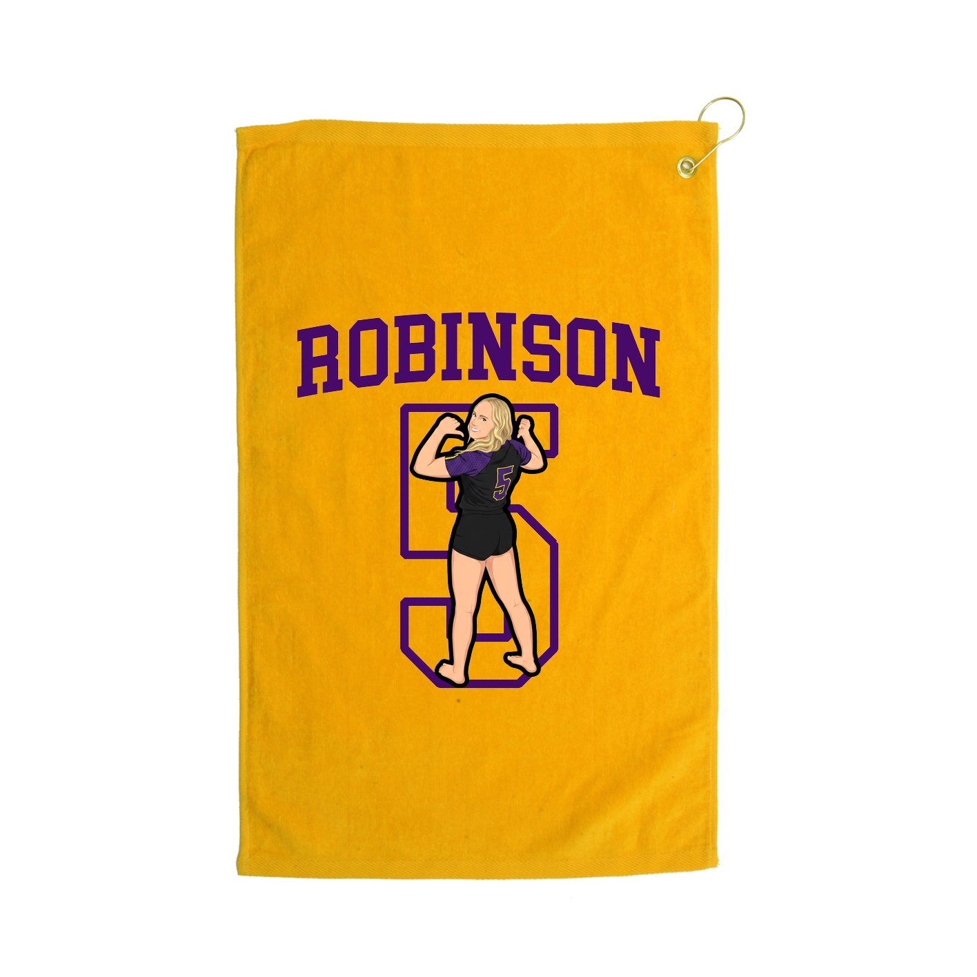 Golf Towel — Shirsey in Gold