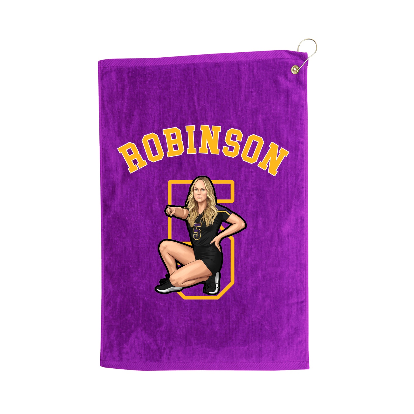 Golf Towel — Shirsey Arch in Purple