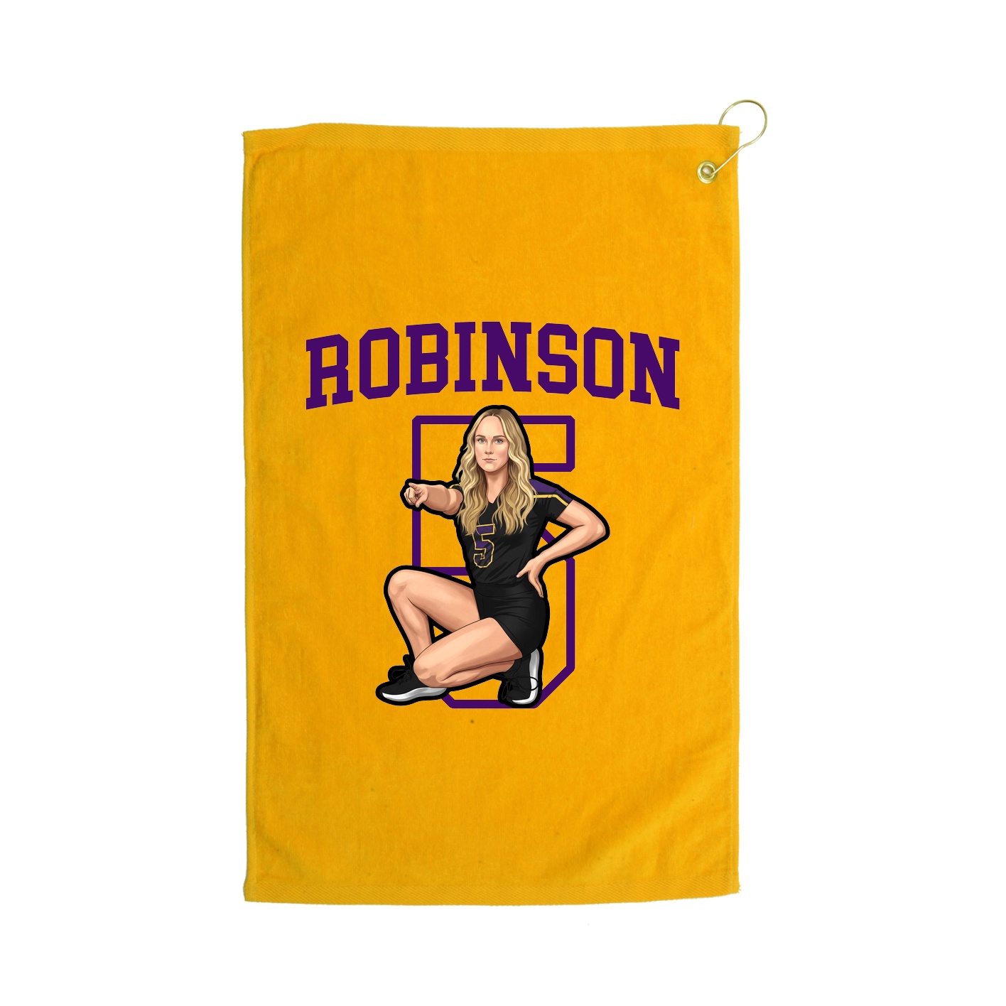 Golf Towel — Shirsey in Gold