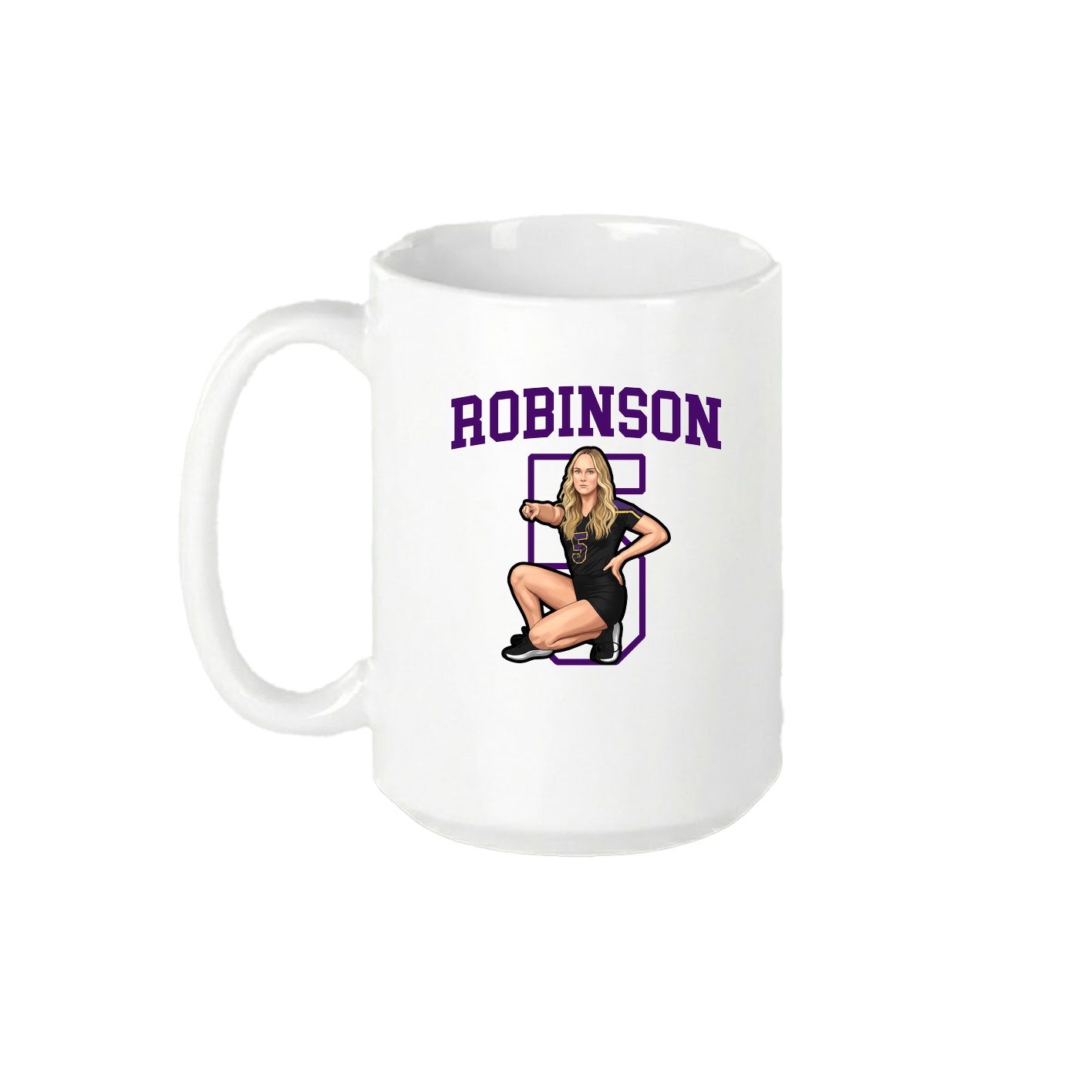 15oz Coffee Mug — Shirsey in White