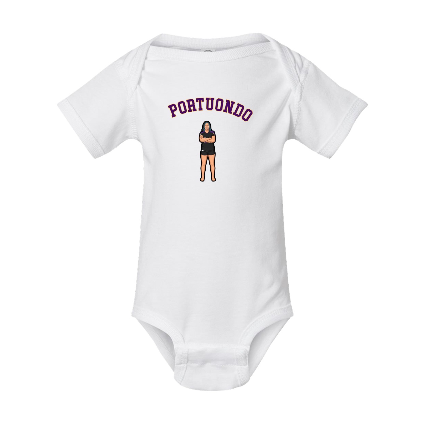 Baby Onesie — Shirsey Arch in White