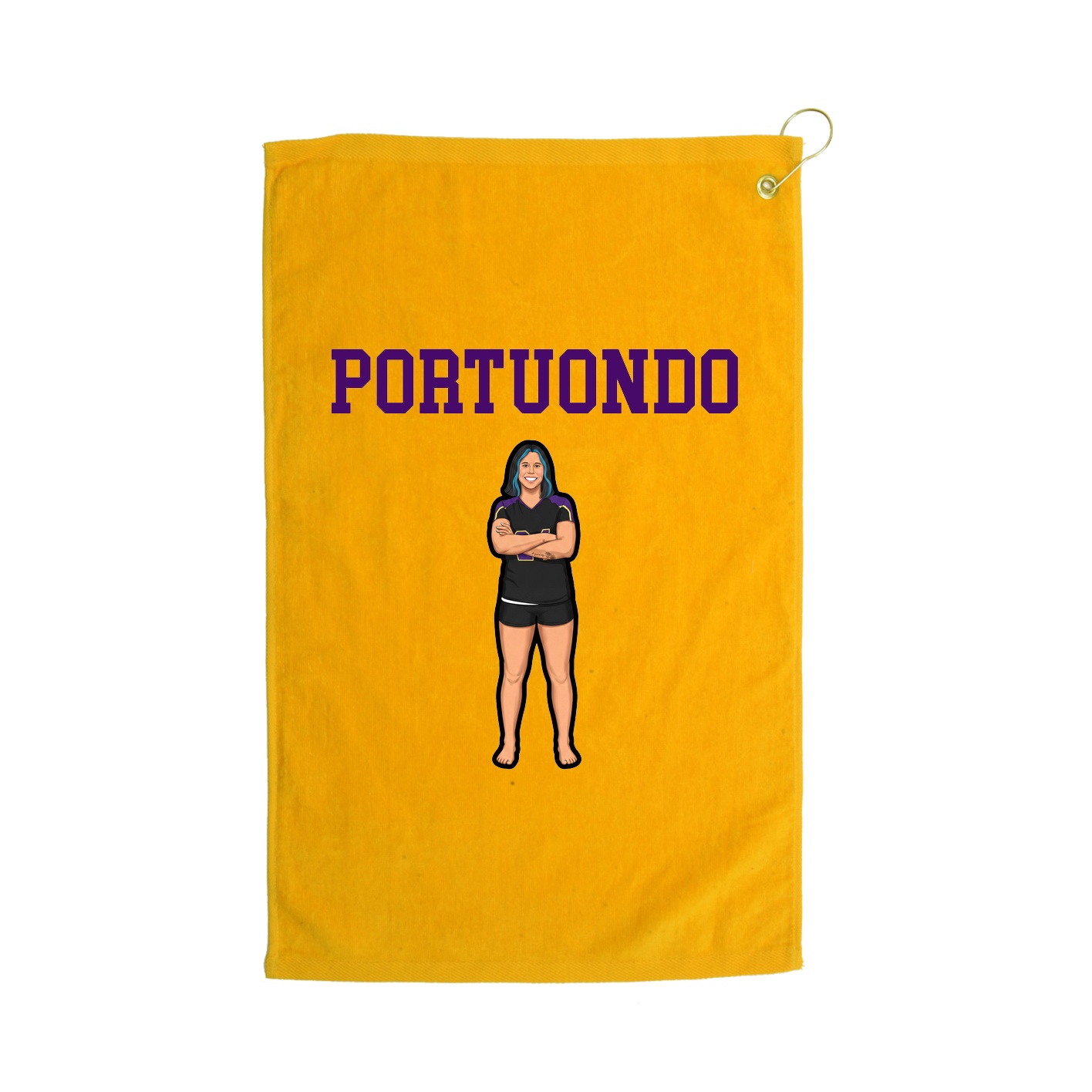 Golf Towel — Shirsey in Gold