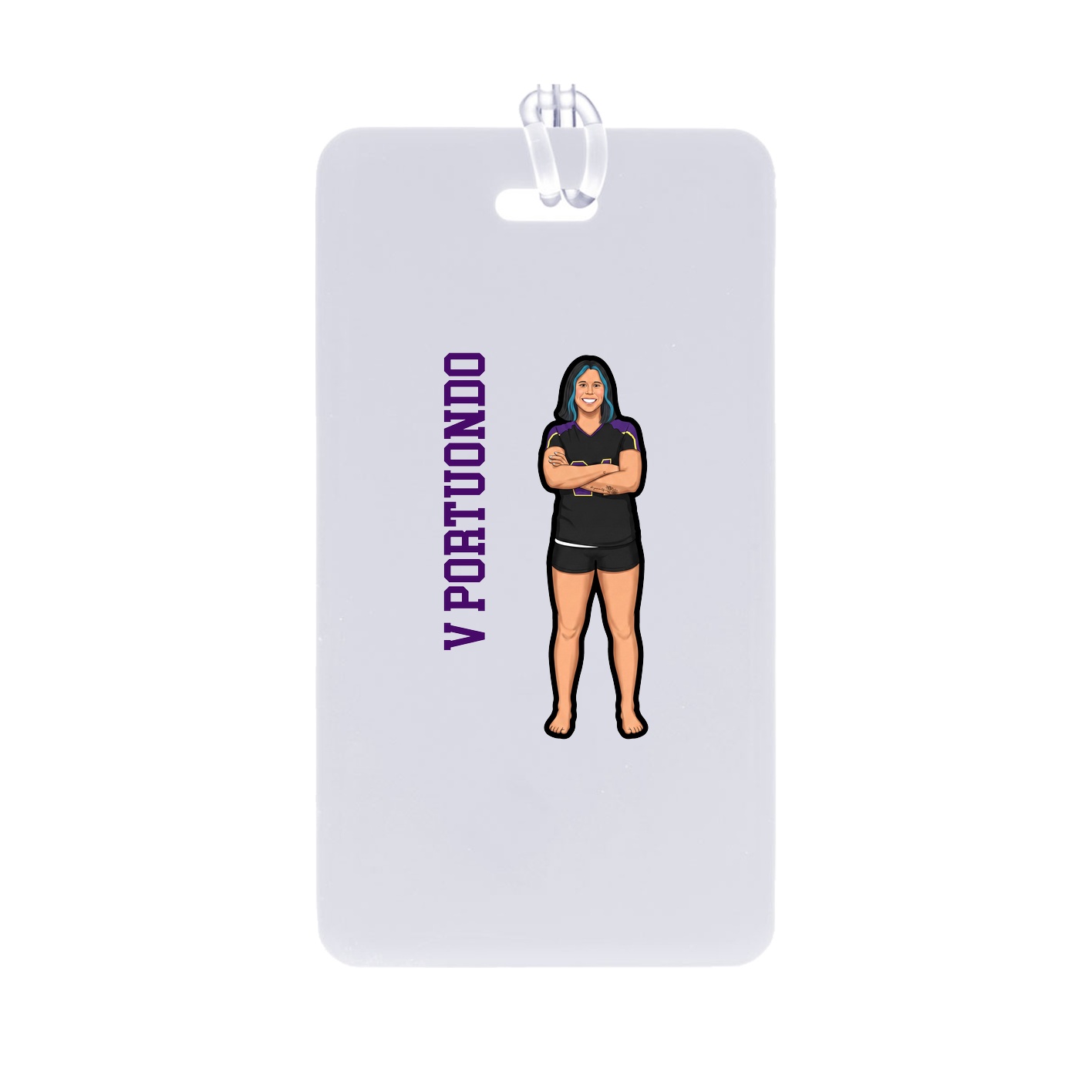 Bag Tag — Name Vertical in Classic