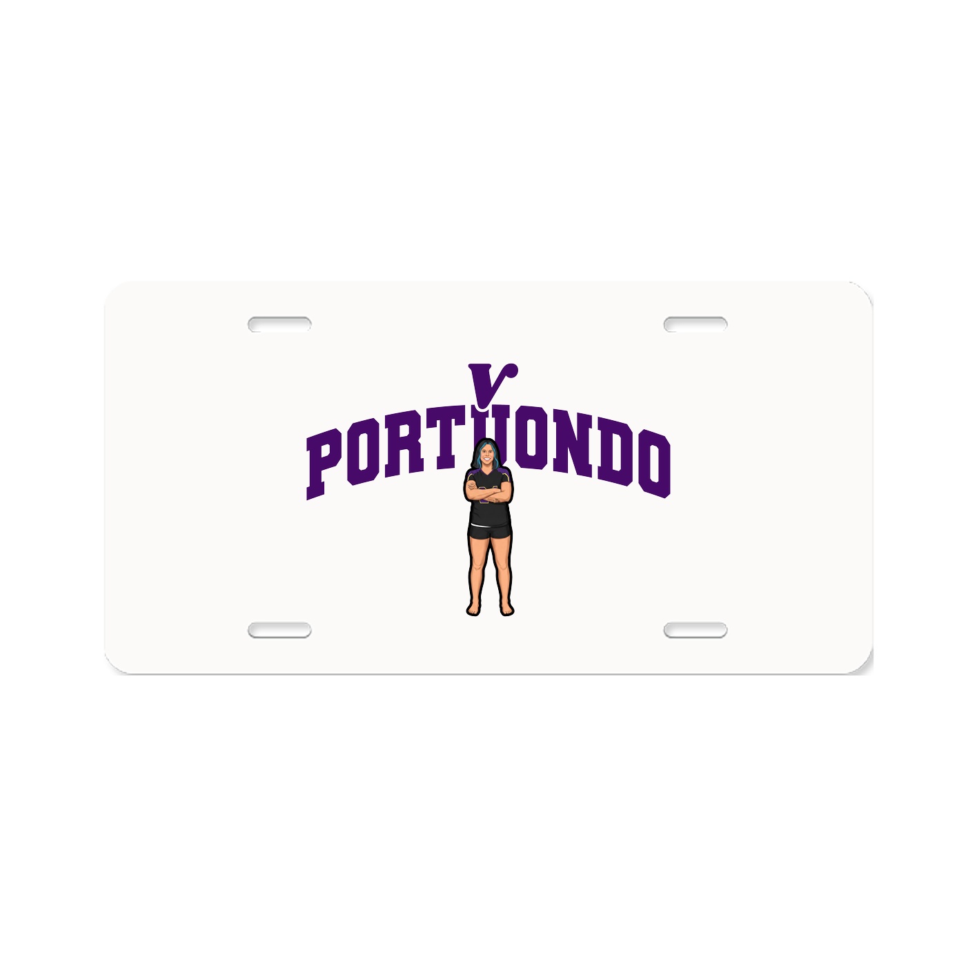 License Plate — Signature Arch in Classic