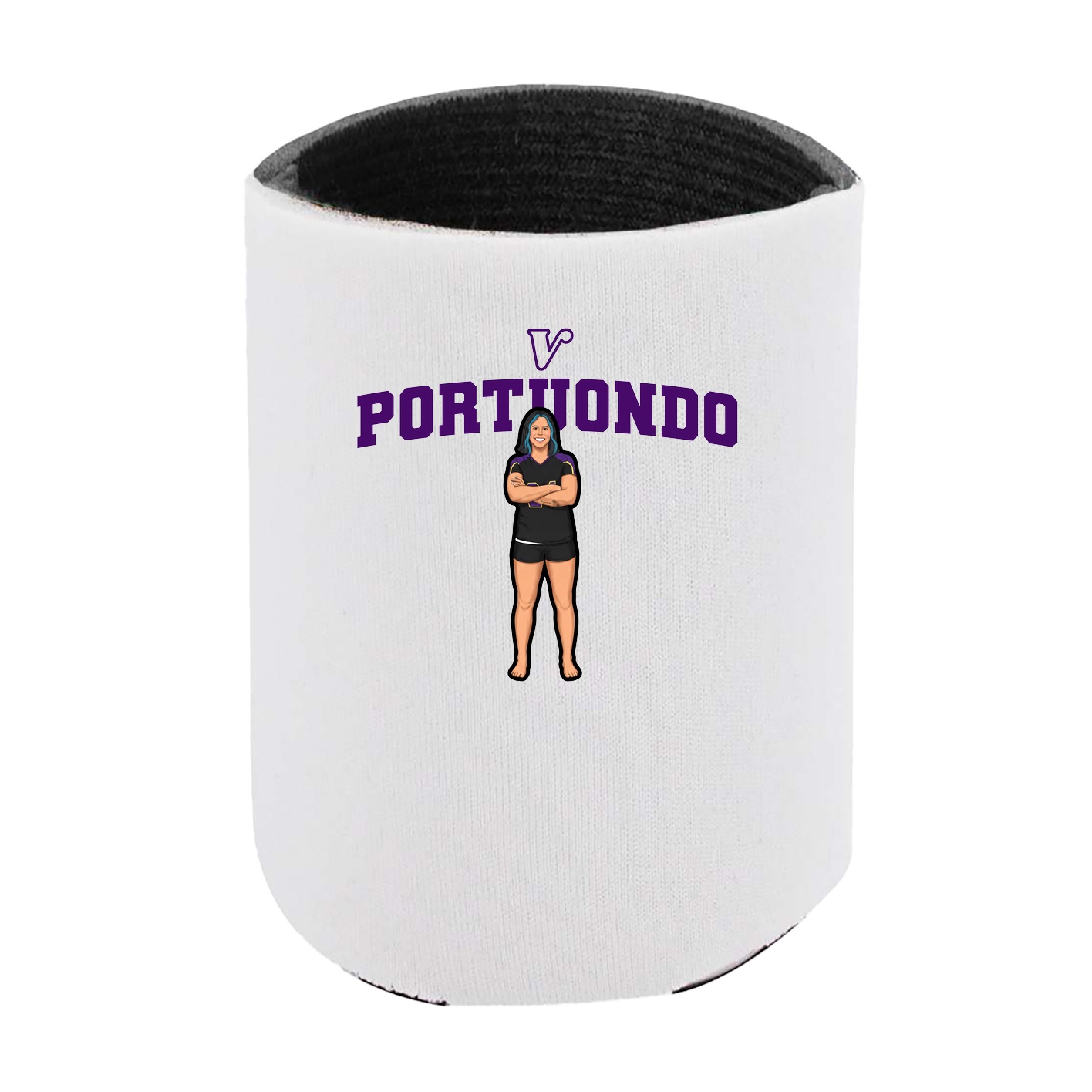 Can Holder — Name Arch in White